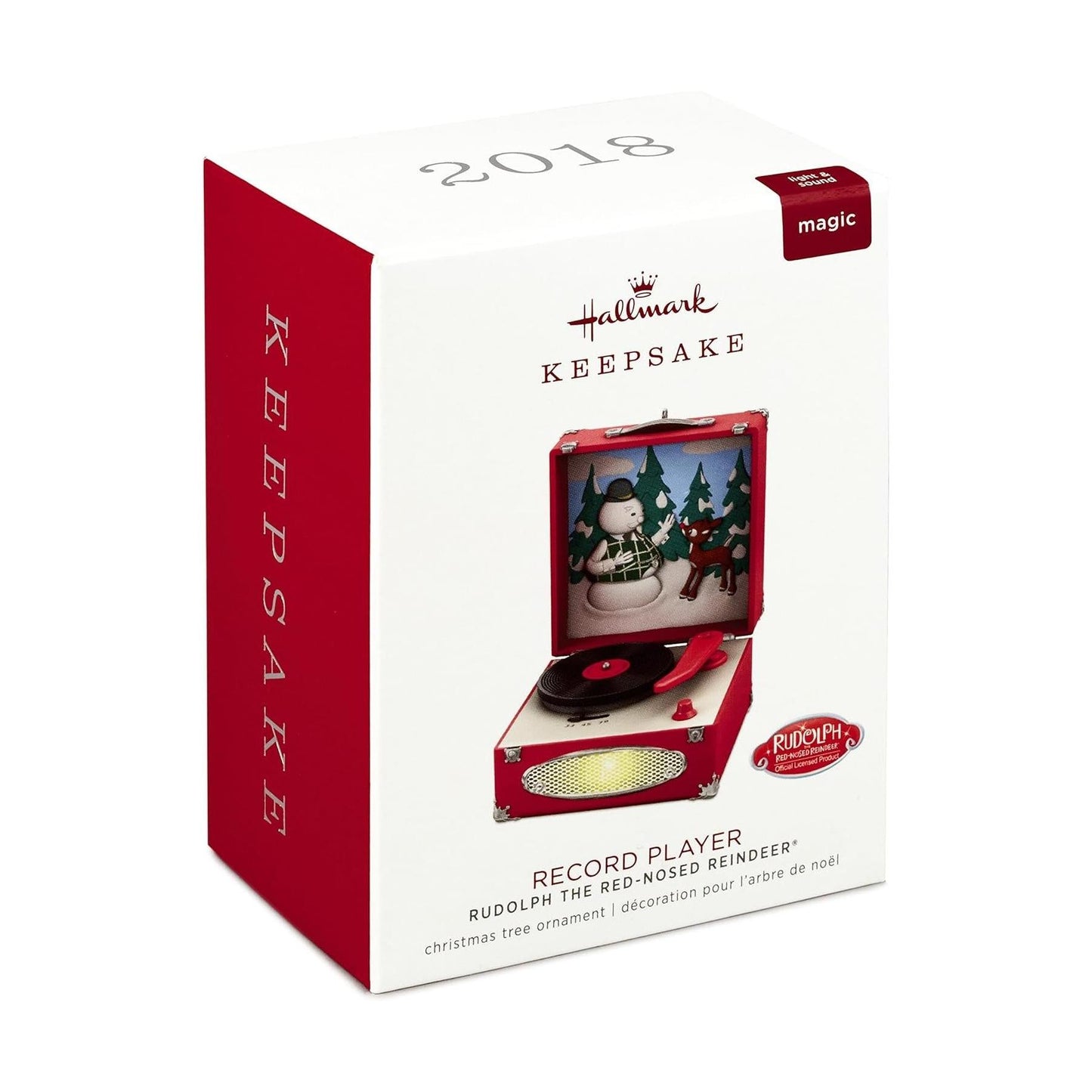 QXI3283 2018 Record Player (Rudolph the Red-Nosed Reindeer) Image2