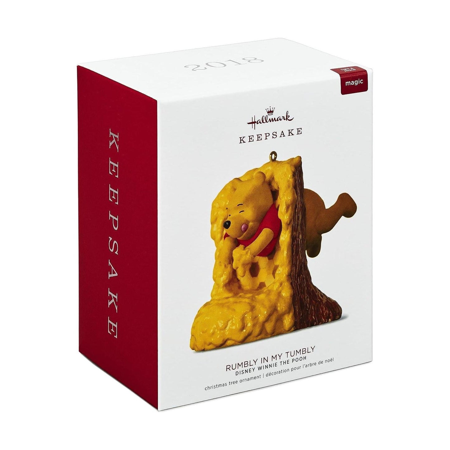 2018 Rumbly In My Tumbly Hallmark Ornament (Winnie The Pooh) QXD6216