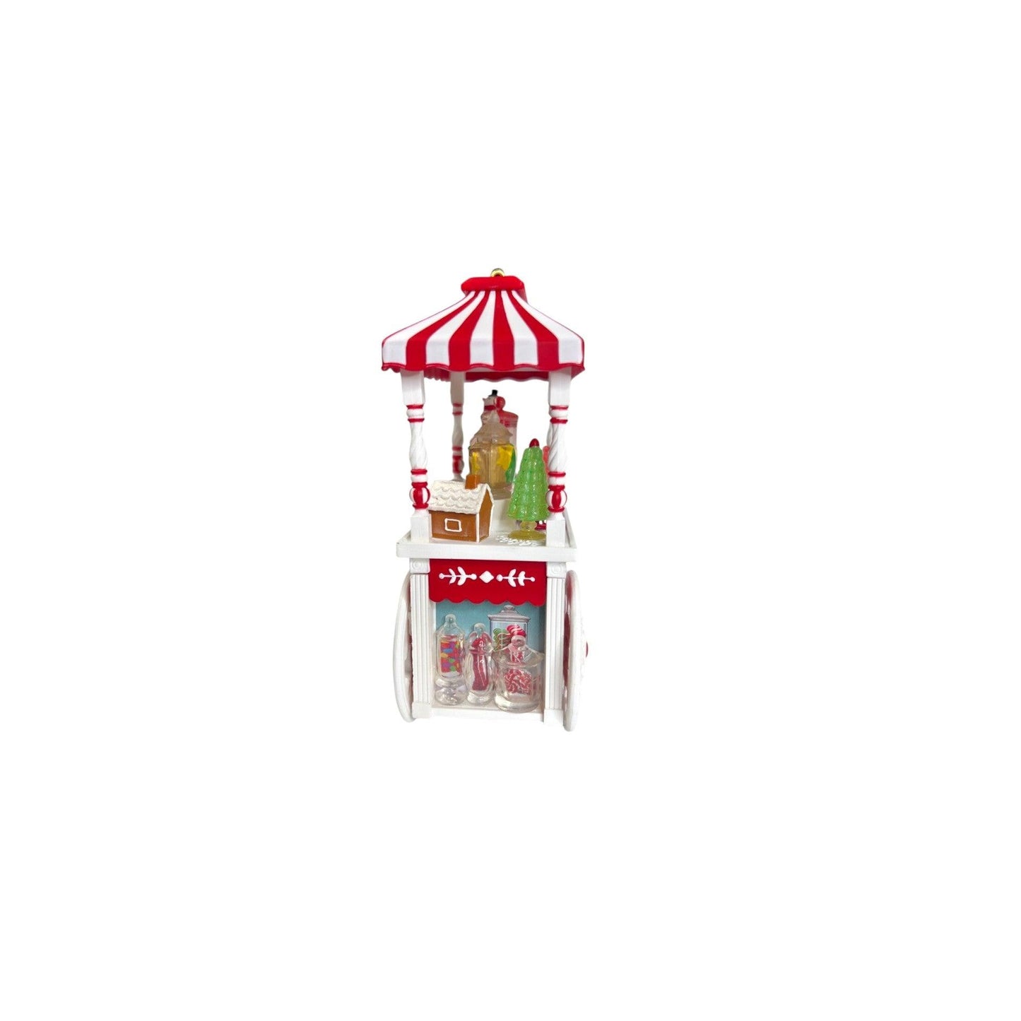 2018 Santa’s Sweet Treat Cart (Candy) Hallmark Ornament QXC5313 Image4