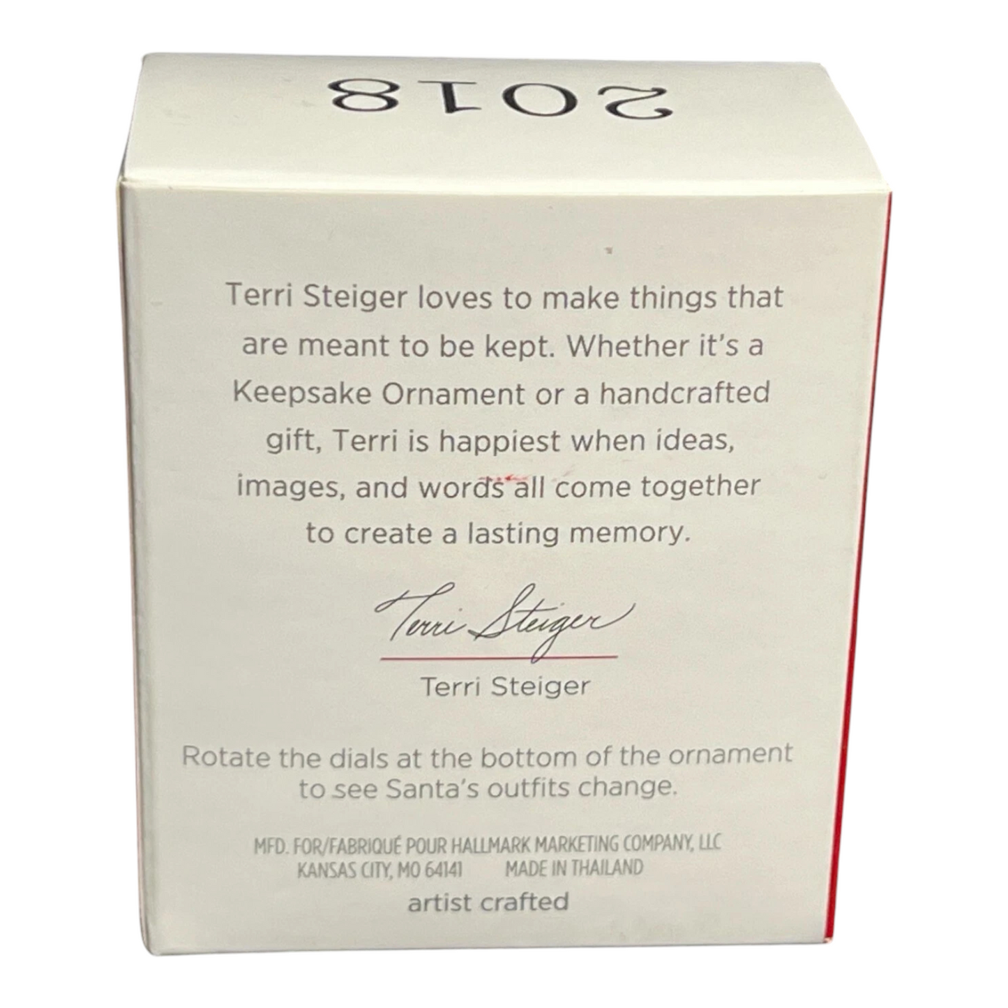 2018 Stylin' Santa Hallmark Ornament (Santa Claus) QXM8223