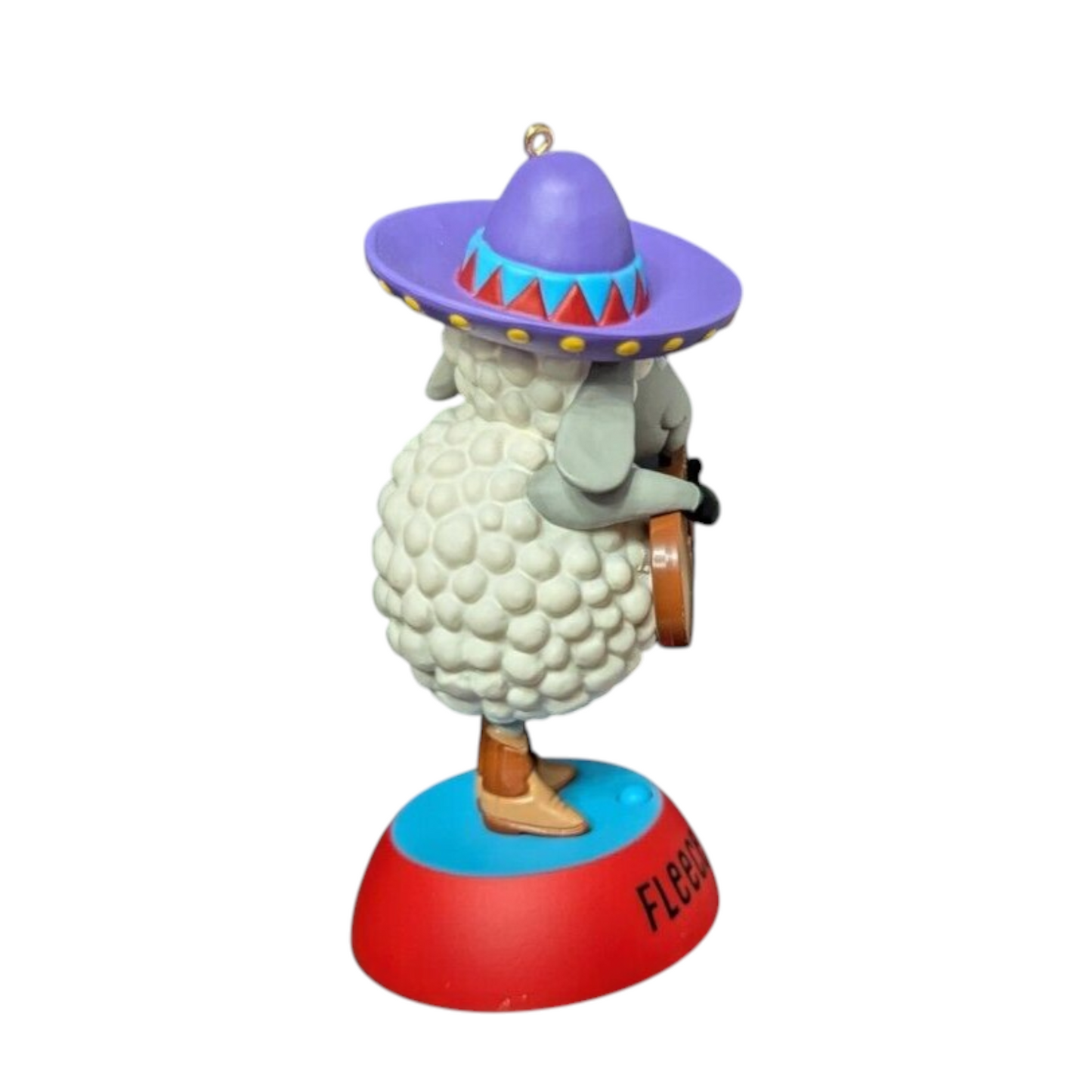 2019 Fleece Navidad Hallmark Ornament (Feliz Navidad Sheep) QGO2159