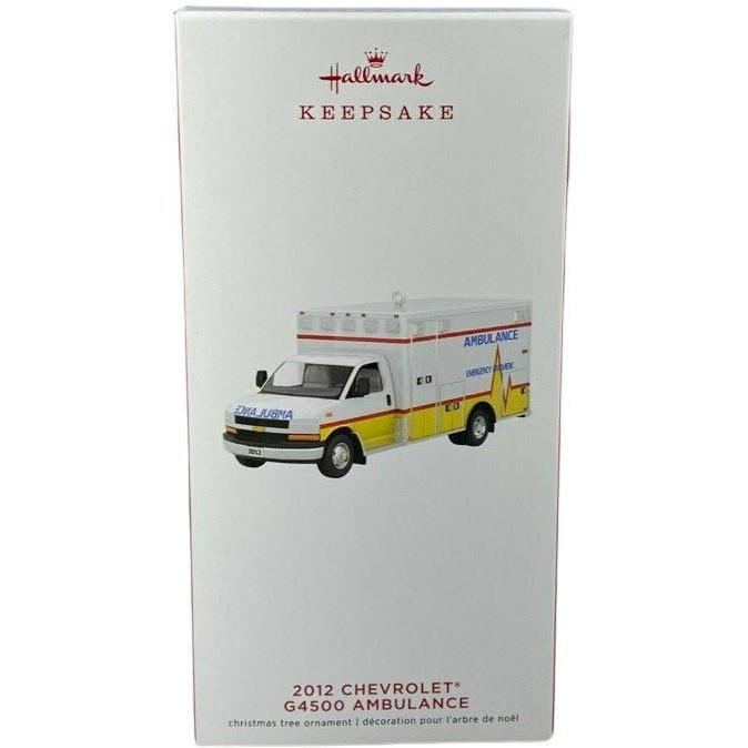 2019 Hallmark Ornament (2012) Chevrolet G4500 Ambulance Hallmark Ornament (Classic American Cars) QXI3417