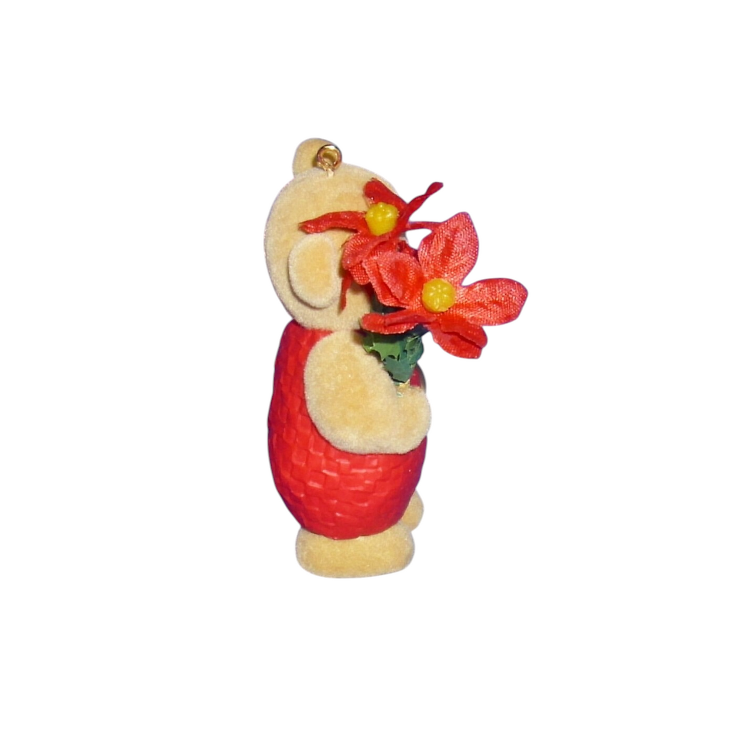 2019 Pretty Poinsettia Hallmark Ornament (Mary Hamilton's Bears) QXR9109