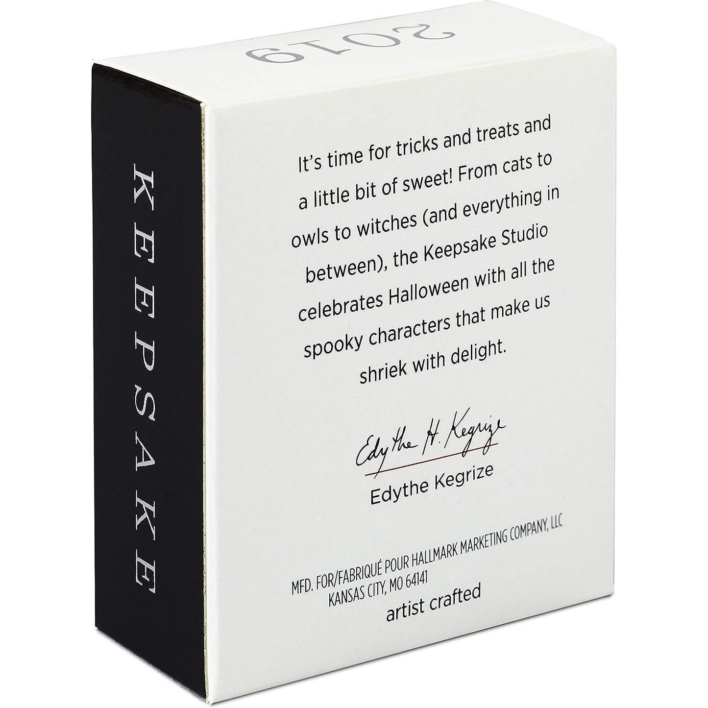 2019 Tiny Black Cat Hallmark Ornament (Halloween) QFO5279