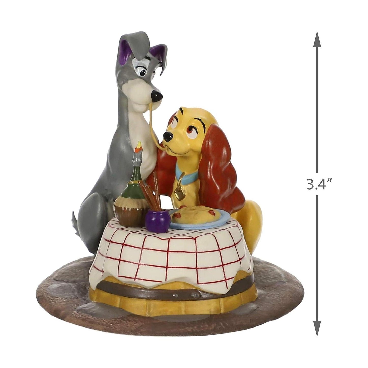 2019 A Beautiful Night Hallmark Ornament (Lady and the Tramp) QXD4087