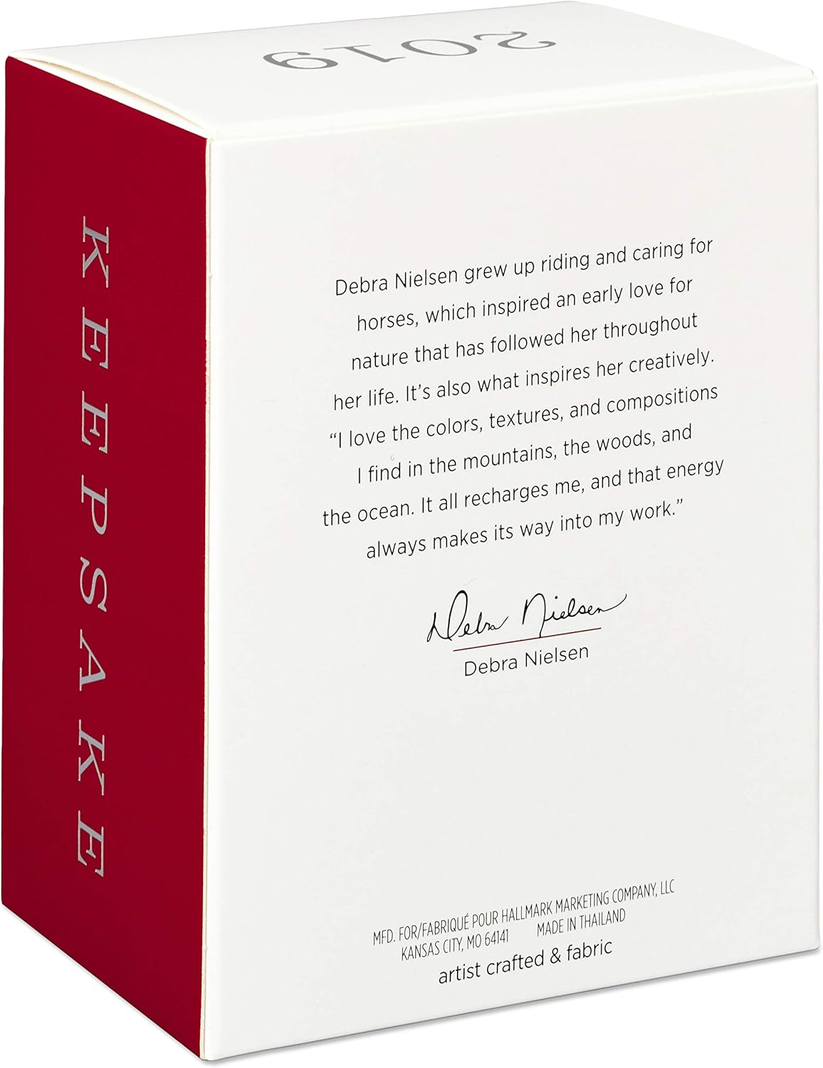 2019 Baby Girl's First Christmas Hallmark Ornament (Baby's First Christmas) QGO2367