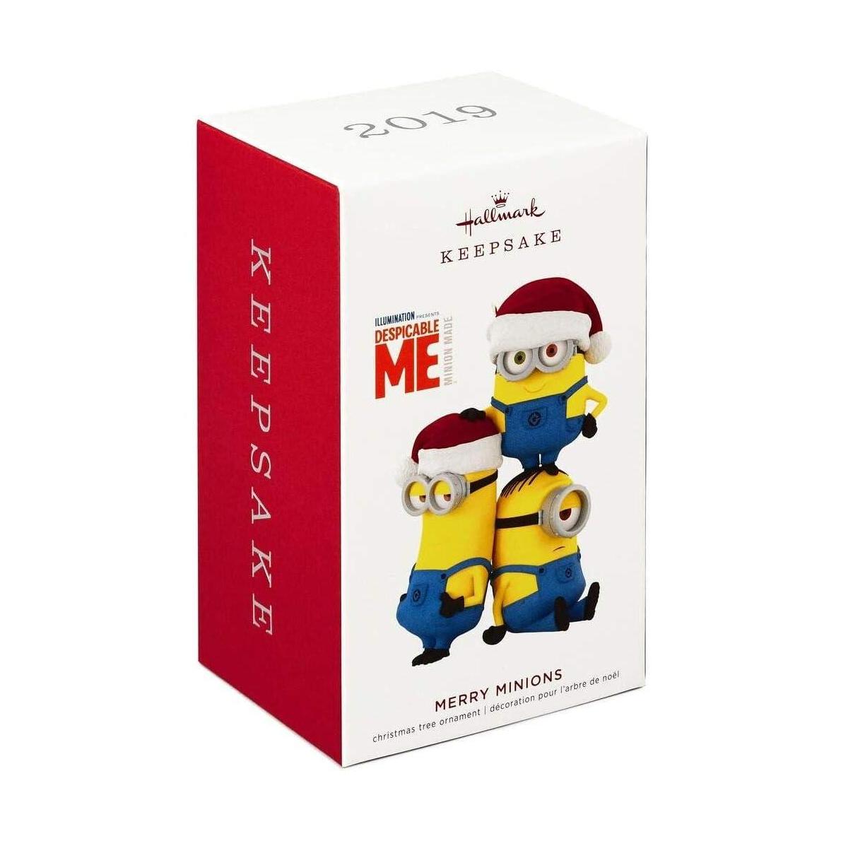 2019 Merry Minions Hallmark Ornament (Despicable Me) QXI3859