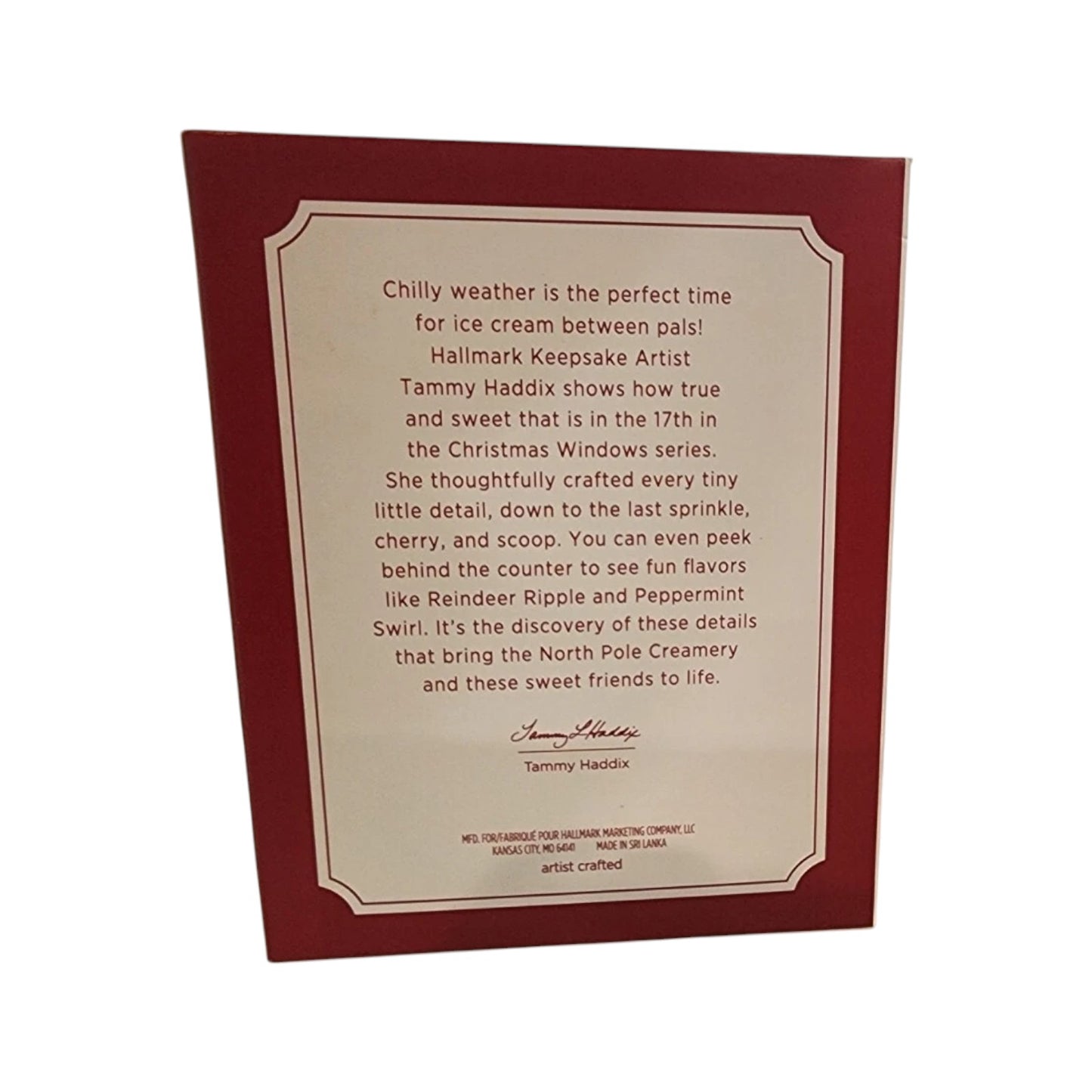 2019 North Pole Creamery Hallmark Ornament (Christmas Window) QXC5334 Image7