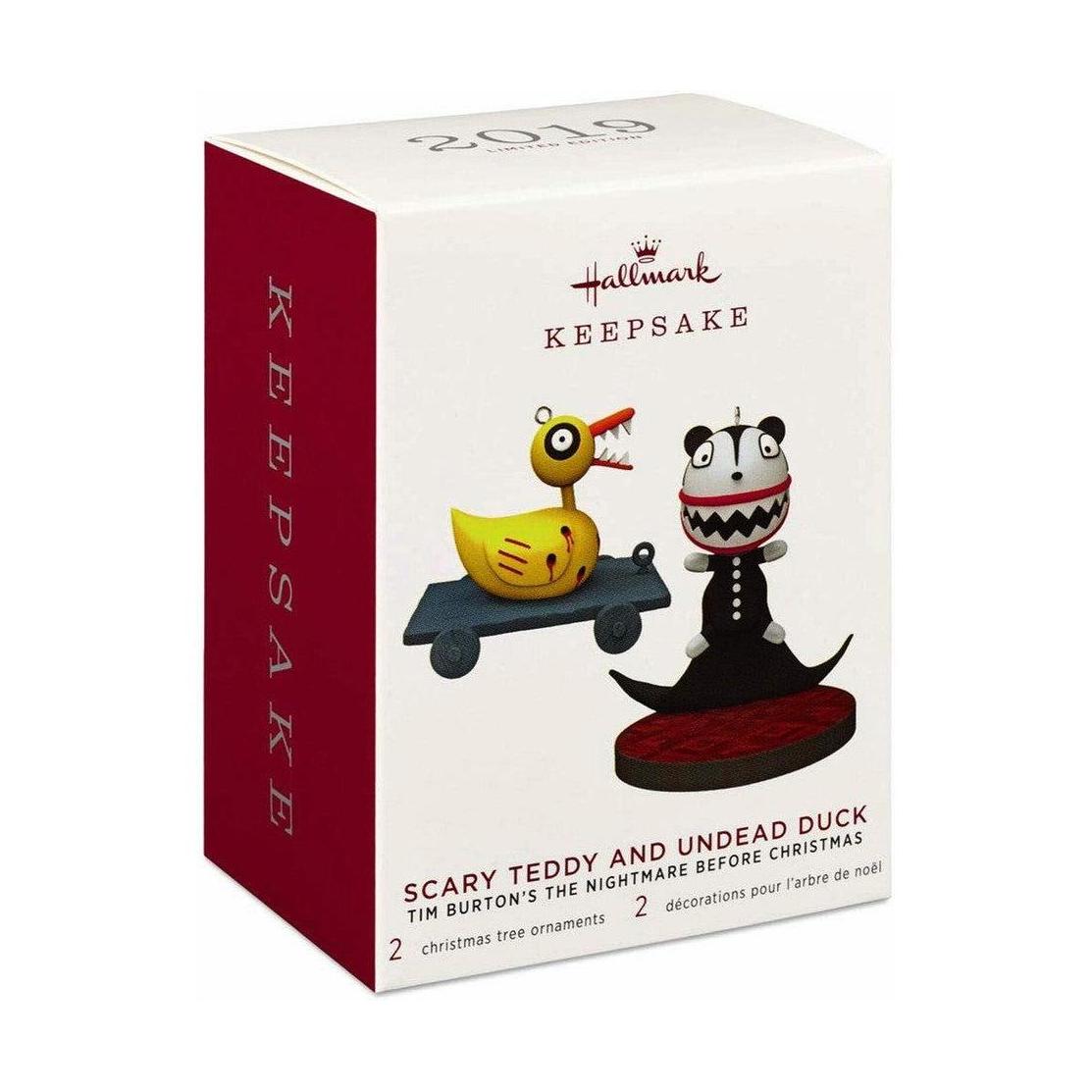 2019 Scary Teddy and Undead Duck Hallmark Ornament (Nightmare Before Christmas) QXE3129