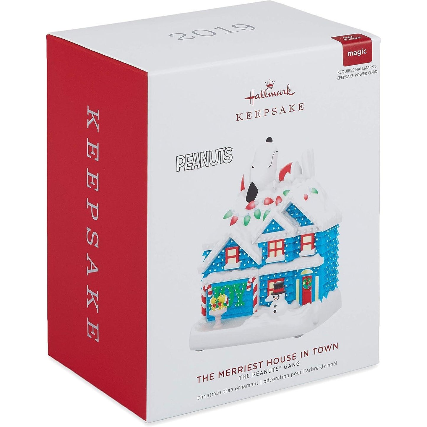 2019 The Merriest House in Town Hallmark Ornament (Peanuts) QXI3707