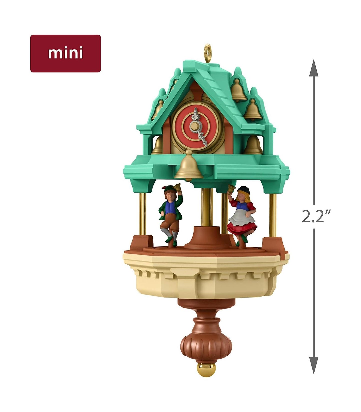 2019 Tick Tock Twirlers Hallmark Ornament (Clock) QXM8337
