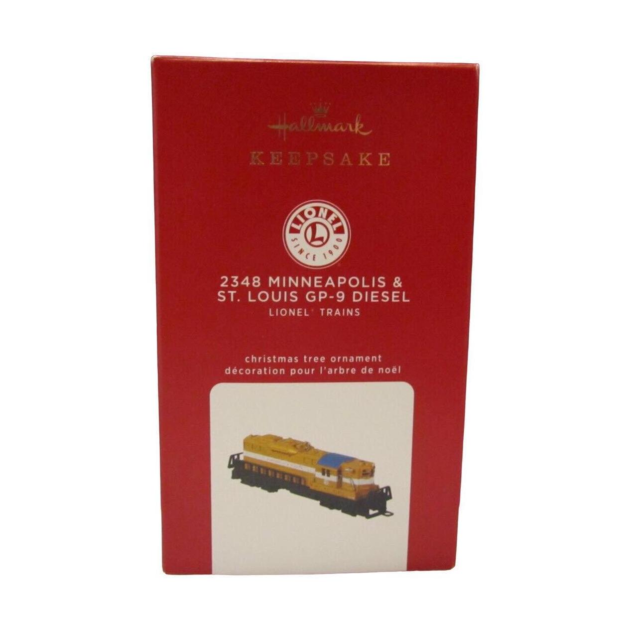 2020 2348 Mnneapolis & St. Louis GP-9 Diesel Hallmark Ornament (Lionel) QXE3244