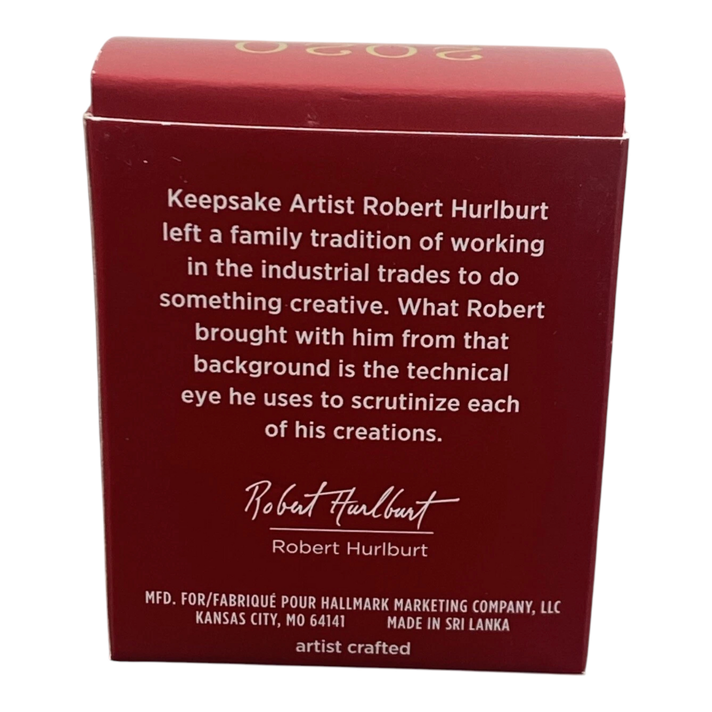 2020 8-Bit Luigi Hallmark Ornament (Nintendo) QXM8214