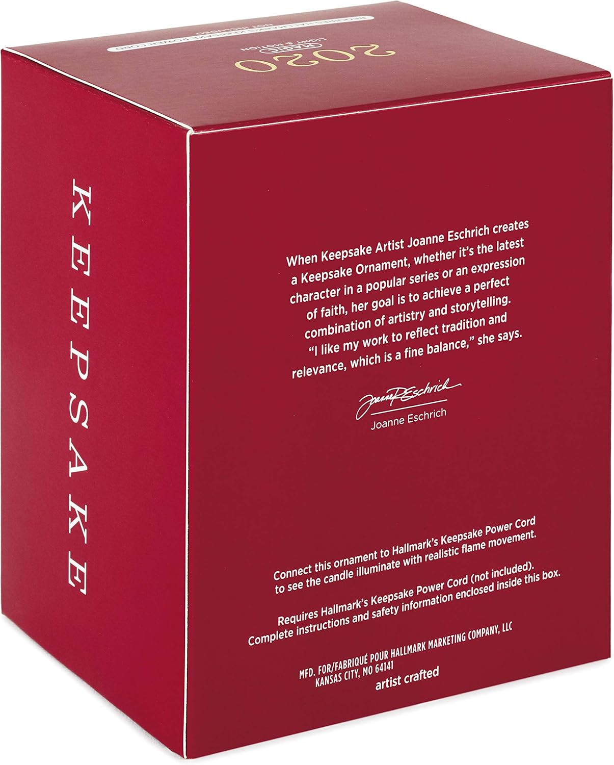 2020 Angelic Candlelight Hallmark Ornament (Angel) QGO1841