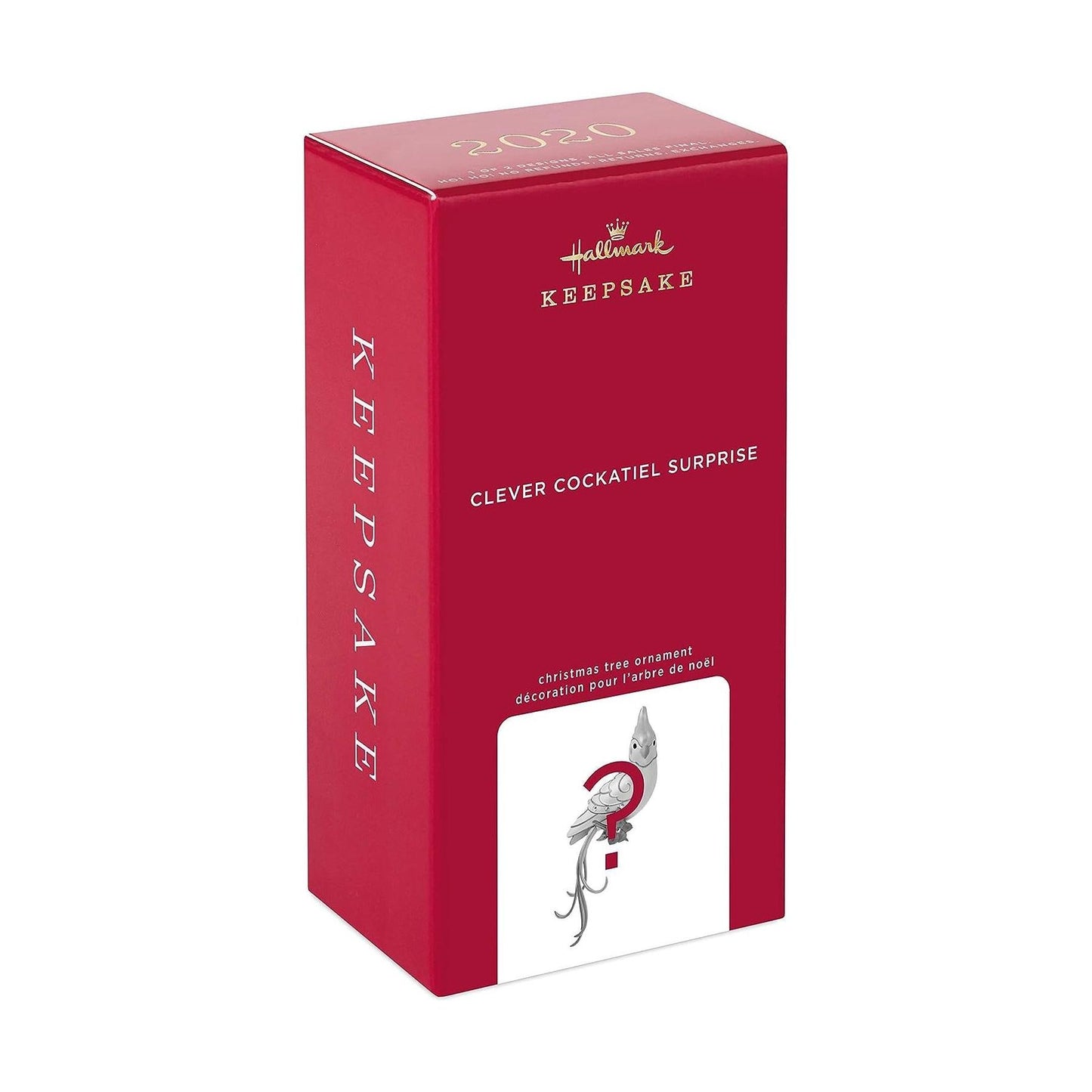 2020 Clever Cockatiel Surprise Hallmark Ornament QG02004