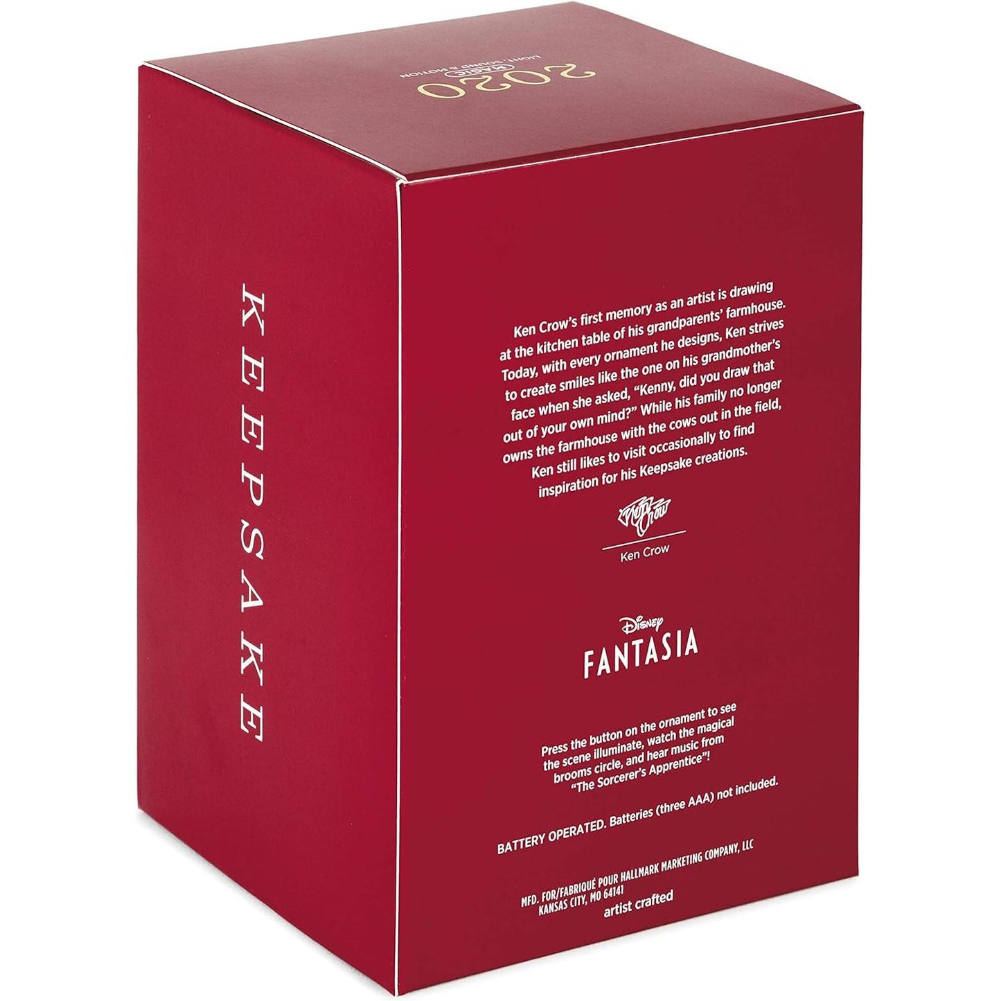 2020 Disney Fantasia 80th Anniversary Hallmark Ornament (Disney) QXD6611