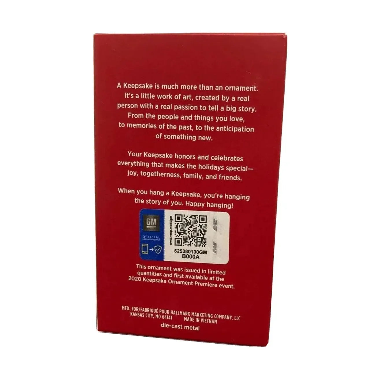 2020 (1970) Chevrolet Monte Carlo SS Hallmark Ornament (Classic American Cars) QXE3241