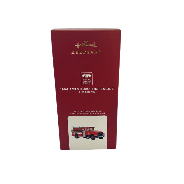 2020 (1996) Ford F-800 Fire Engine Hallmark Ornament (Fire Brigade) QXR9254