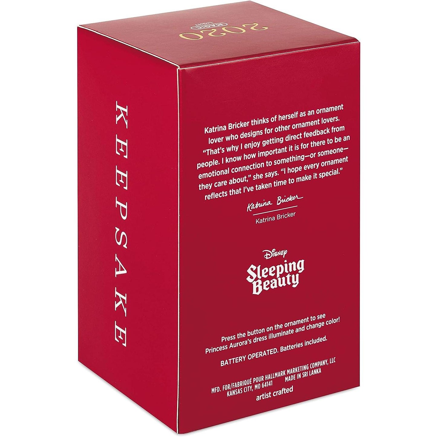 2020 A Colorful Birthday Surprise Hallmark Ornament (Sleeping Beauty) QXD6561