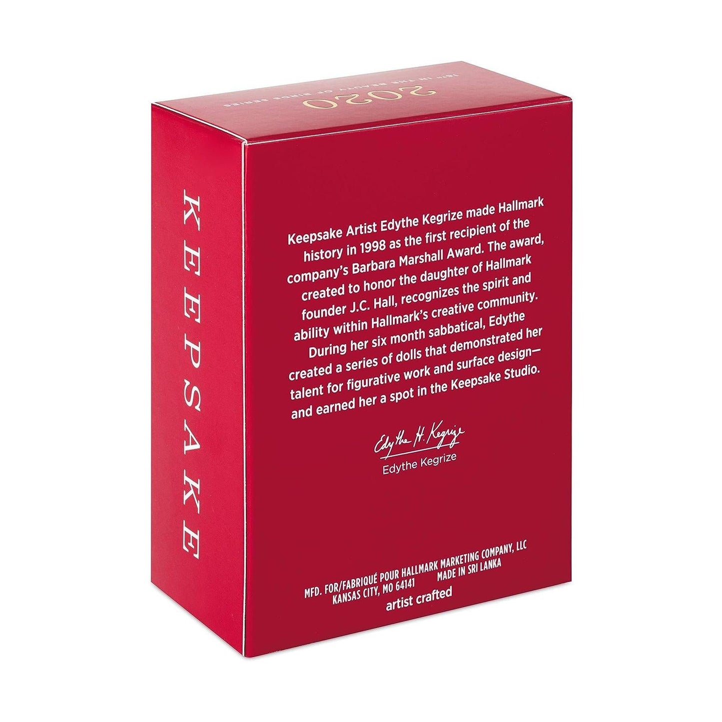 2020 Black-Throated Blue Warbler Hallmark Ornament (Beauty of Birds) QXR9264