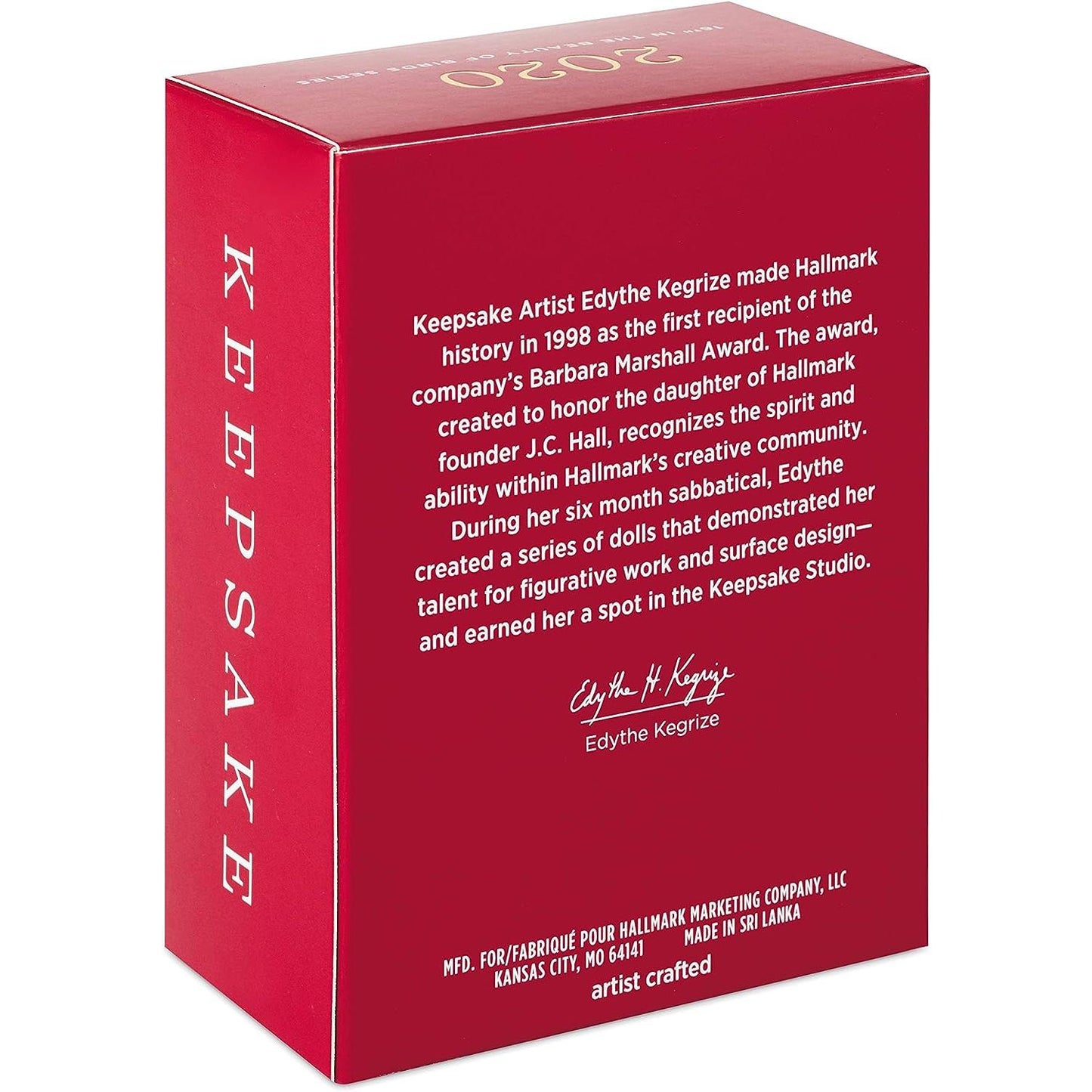 2020 Black-Throated Blue Warbler Hallmark Ornament (Beauty of Birds) QXR9264