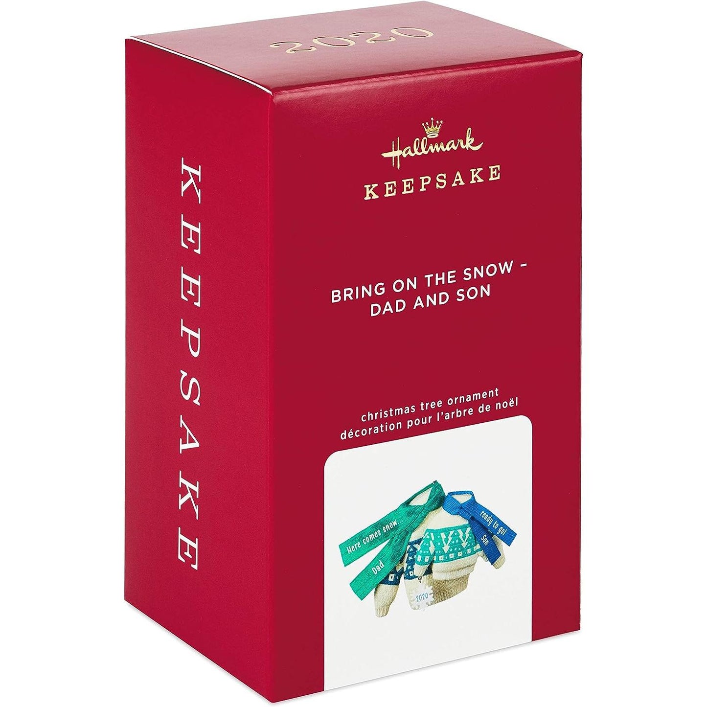 2020 Bring on the Snow - Dad and Son Hallmark Ornament (Family) QGO1694