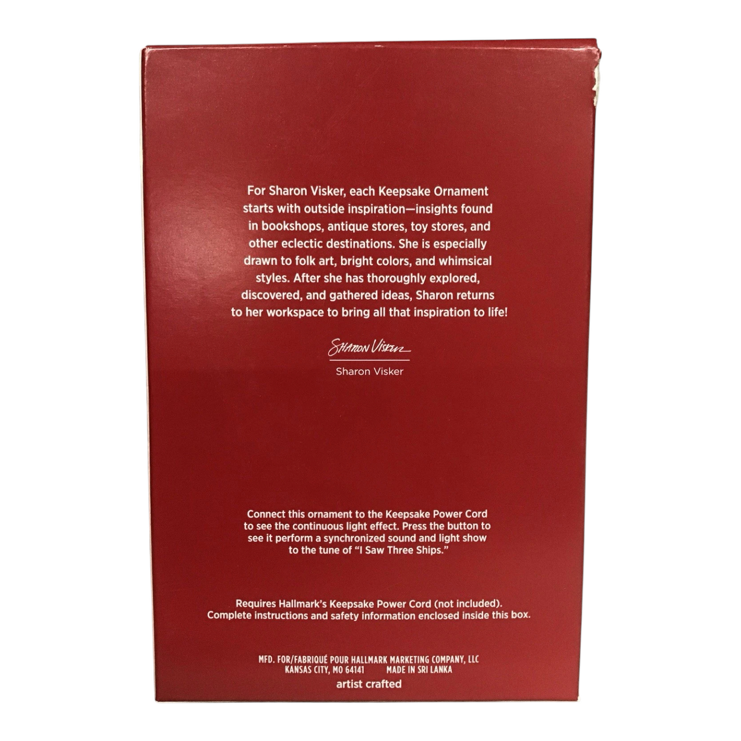 2020 Christmas Cruisin Hallmark Ornament (Boat) QGO1854