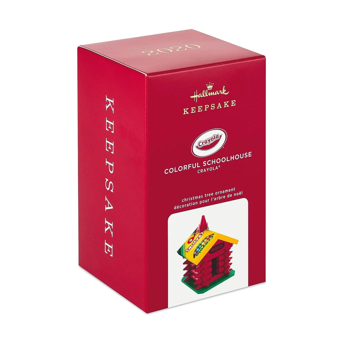 2020 Colorful Schoolhouse Hallmark Ornament (Crayola) QXI2591
