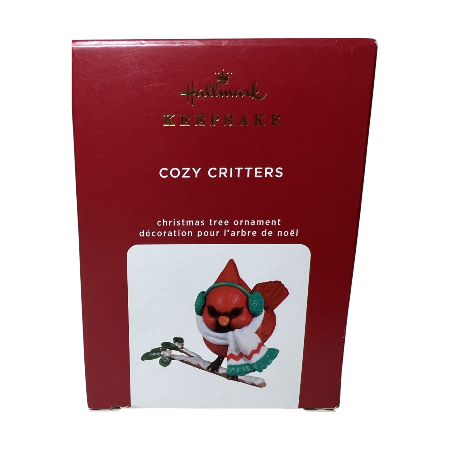 2020 Cozy Critters #4 — Cardinal Hallmark Ornament (Cozy Critters) QXR9304