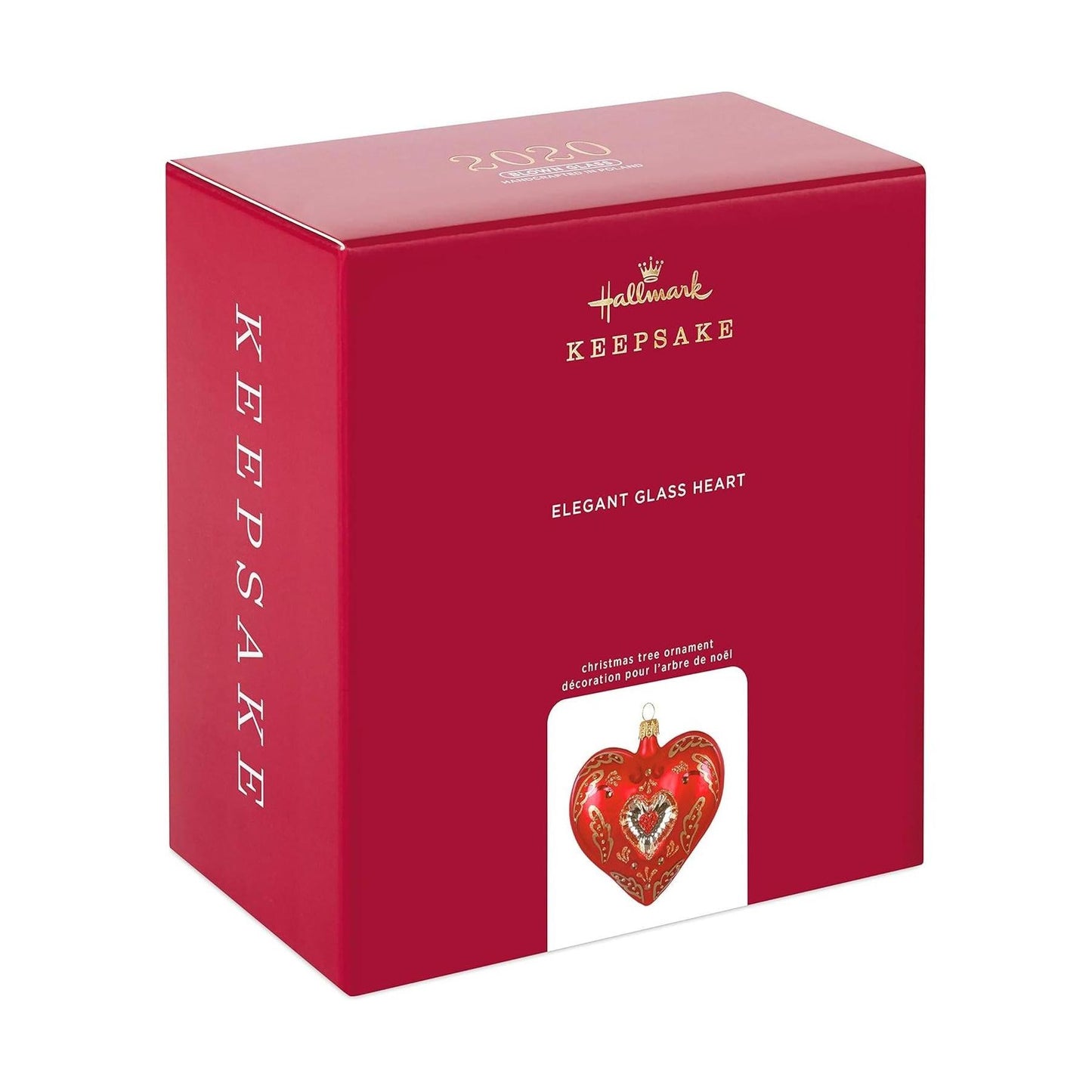 QK1384 2020 Elegant Glass Heart (Heart) Image2