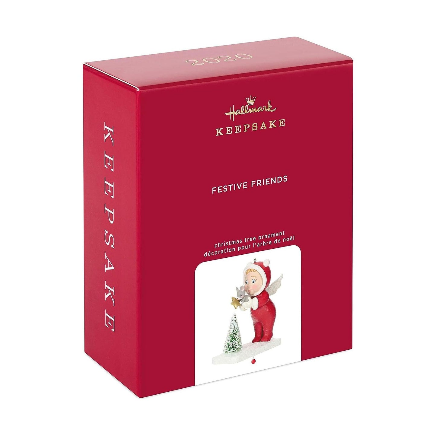 2020 Festive Friends Hallmark Ornament (Angel) QGO1834