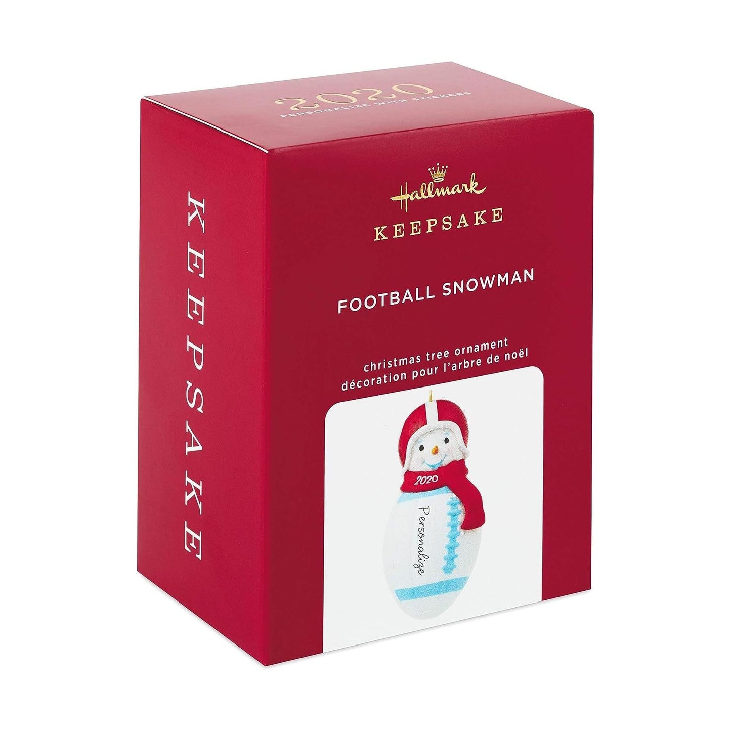 2020 Football Snowman Hallmark Ornament (Snowmen) QGO1801