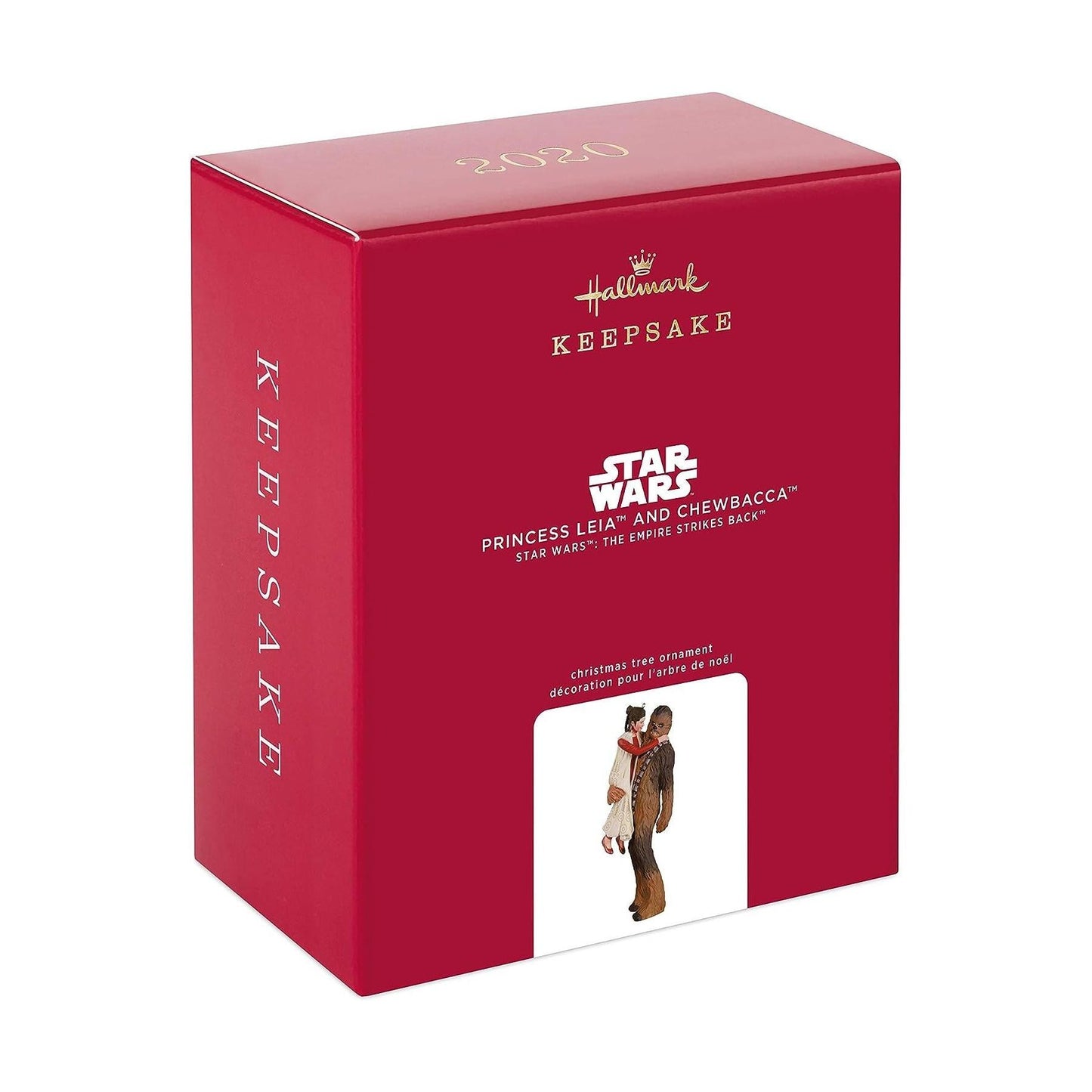 2020 Princess Leia and Chewbacca Hallmark Ornament (Star Wars) QXI6184