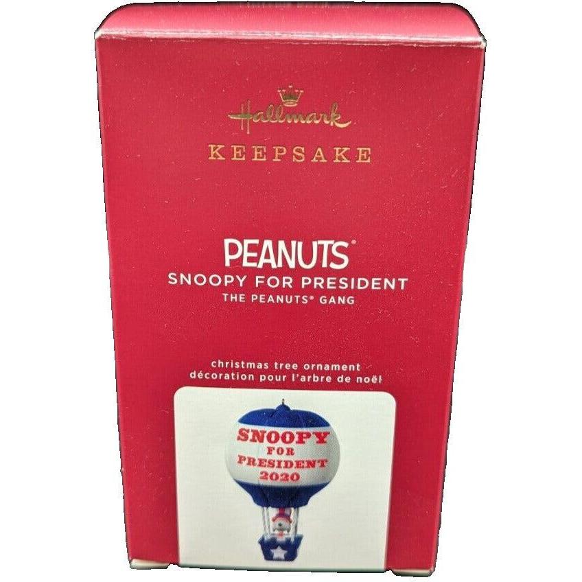 2020 Snoopy for President Hallmark Ornament (Peanuts) QXE3261