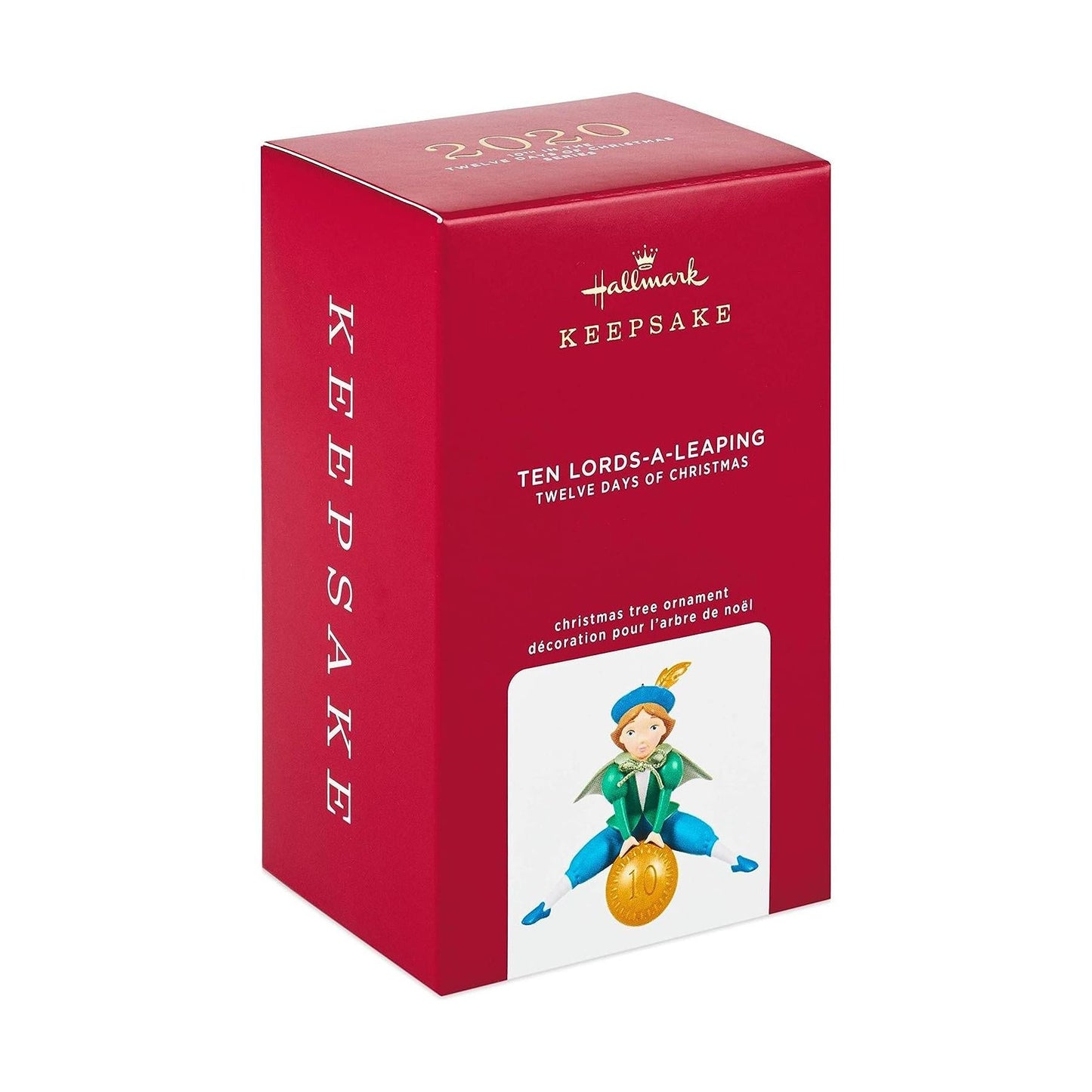 2020 Ten Lords-cA-Leaping Hallmark Ornament (Twelve Days of Christmas) QXR9314