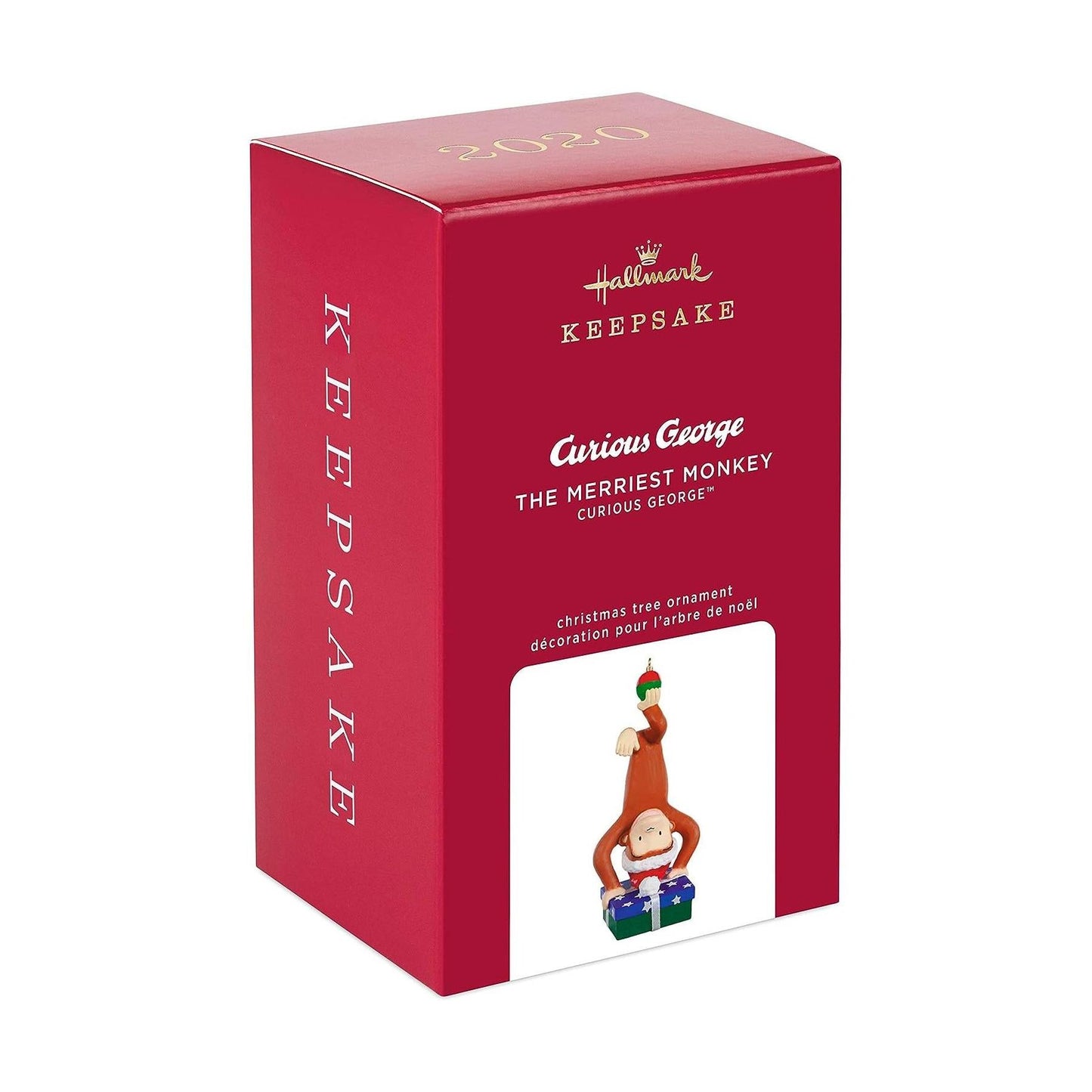 2020 The Merriest Monkey Hallmark Ornament (Curious George) QXI6154