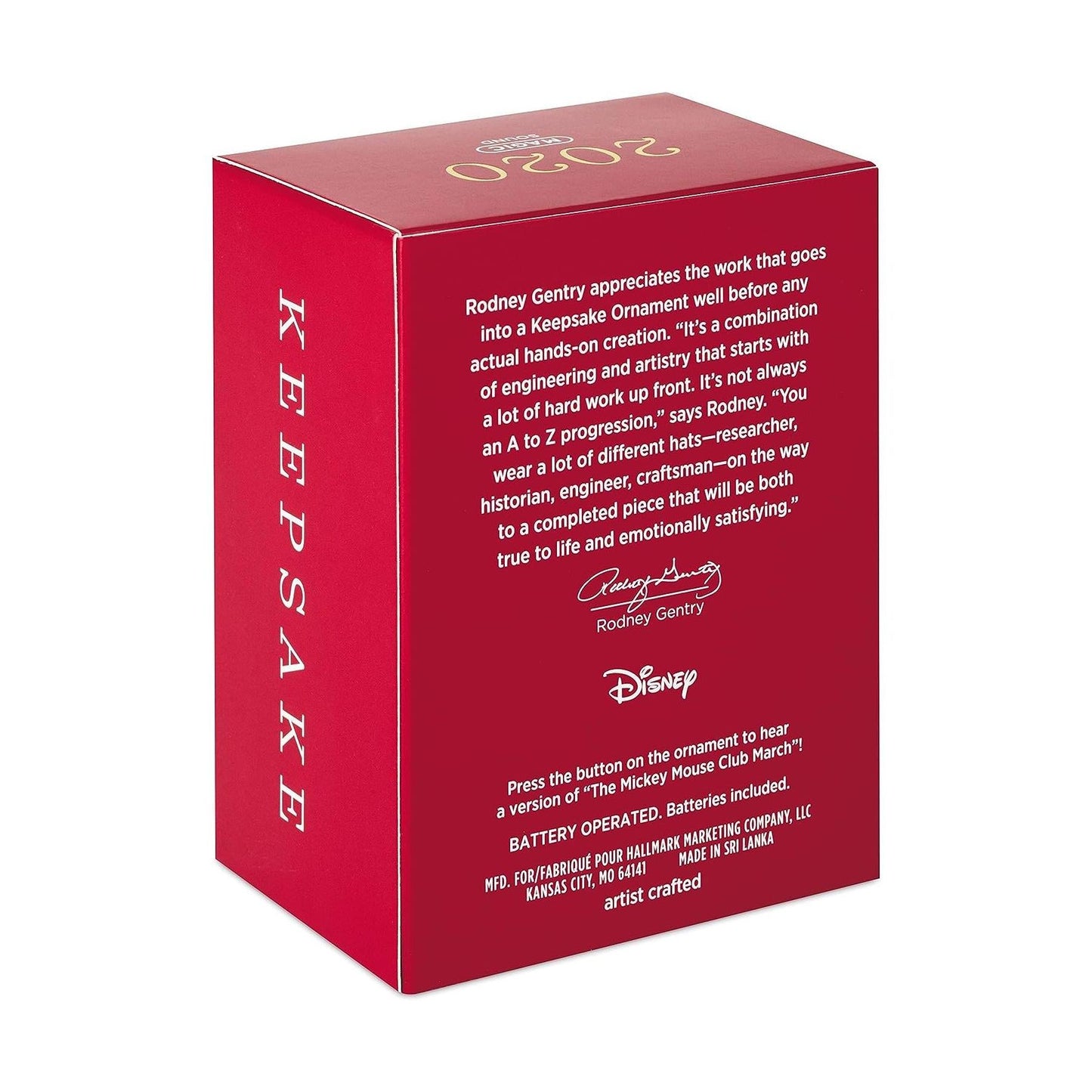 2020 The Mickey Mouse Club 65th Anniversary Hallmark Ornament (Disney) QXD6481