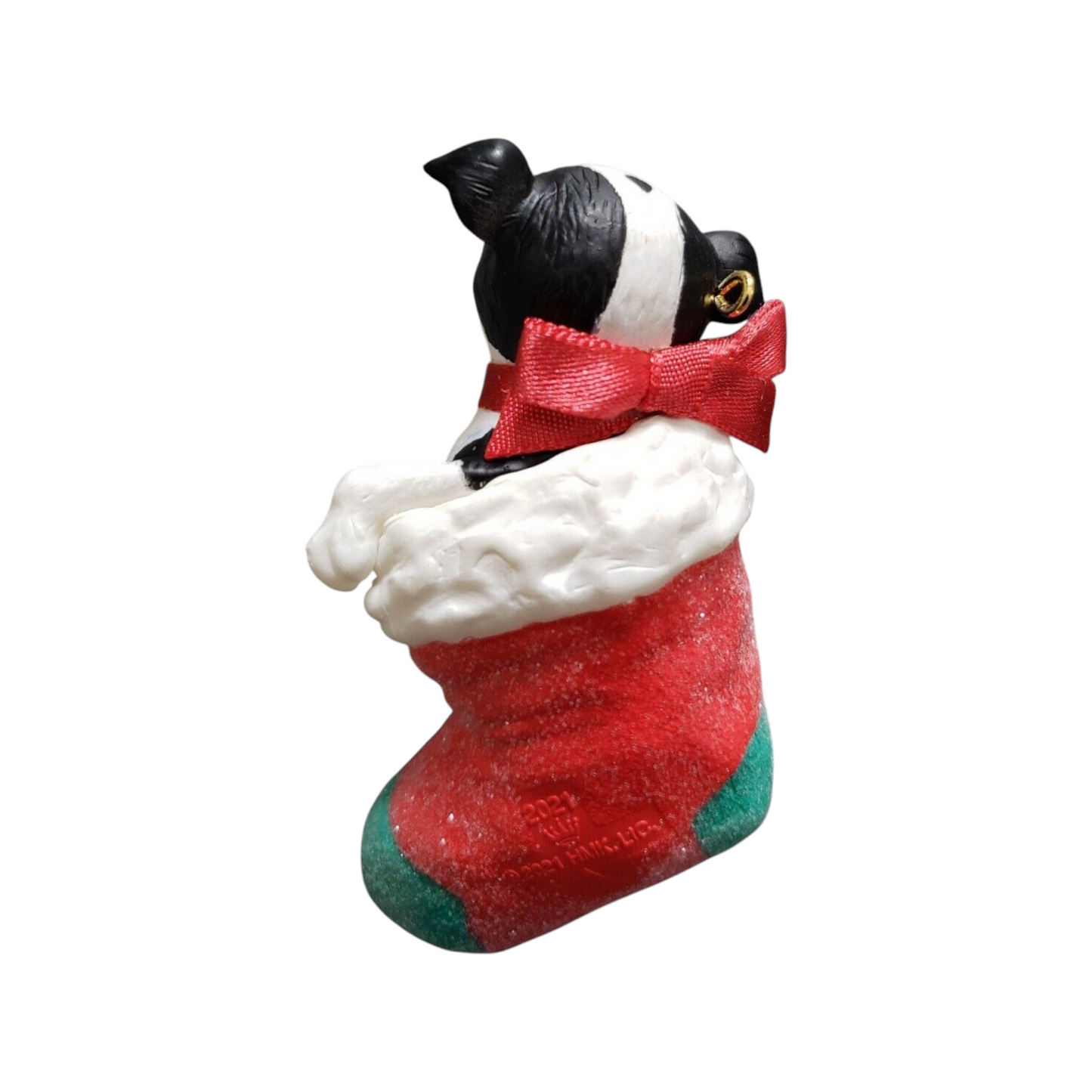 2021 Boston Terrier Hallmark Ornament (Puppy Love) QXR9002
