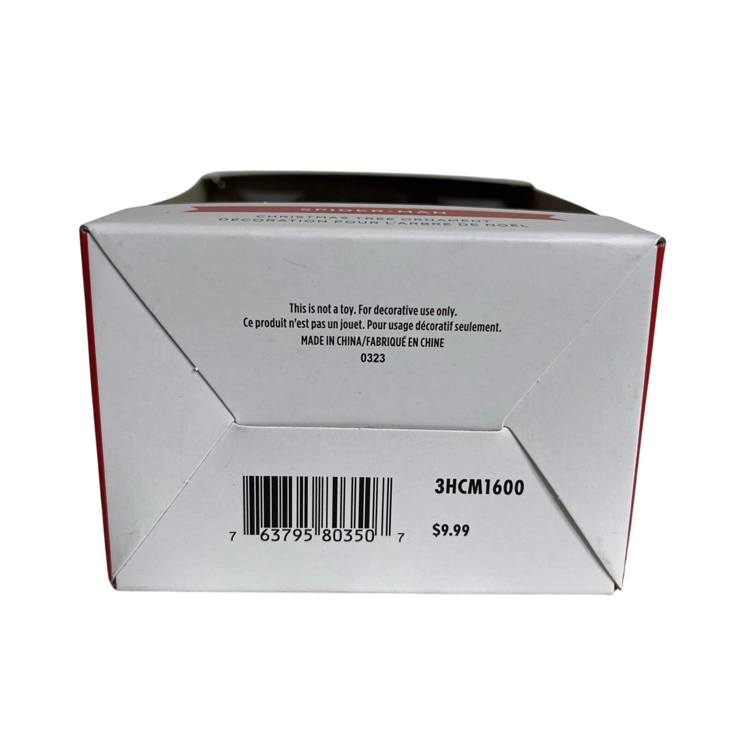 2021 Spider-Man Hanging Upside-Down Hallmark Ornament (Marvel) 2HCM9375