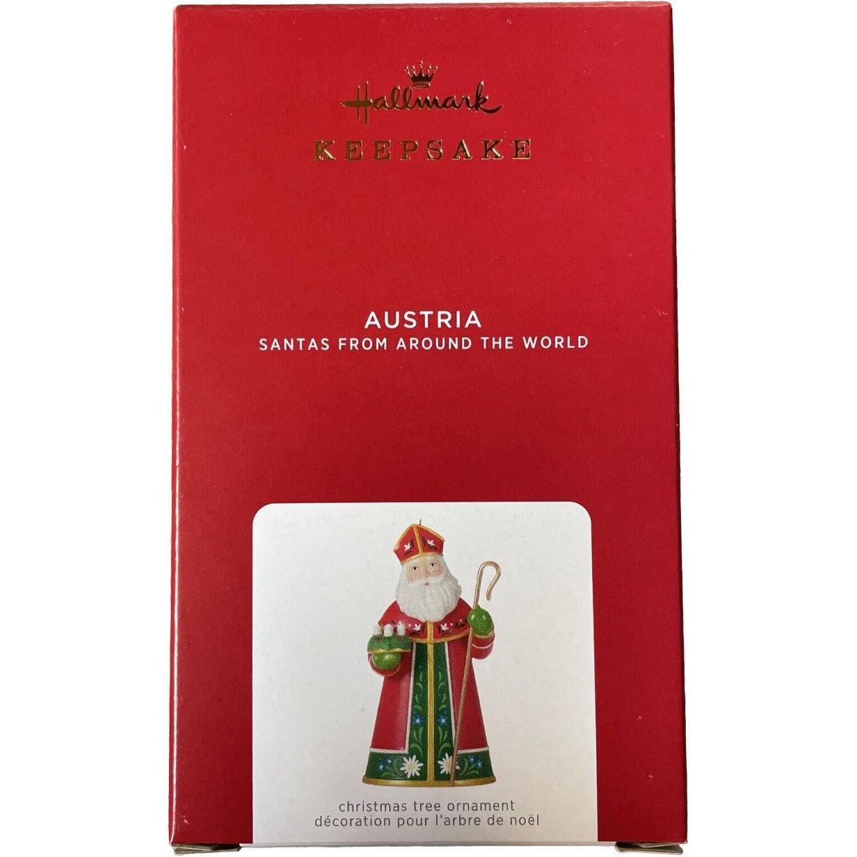 2021 Austria Hallmark Ornament (Santas From Around the World) QXE3265