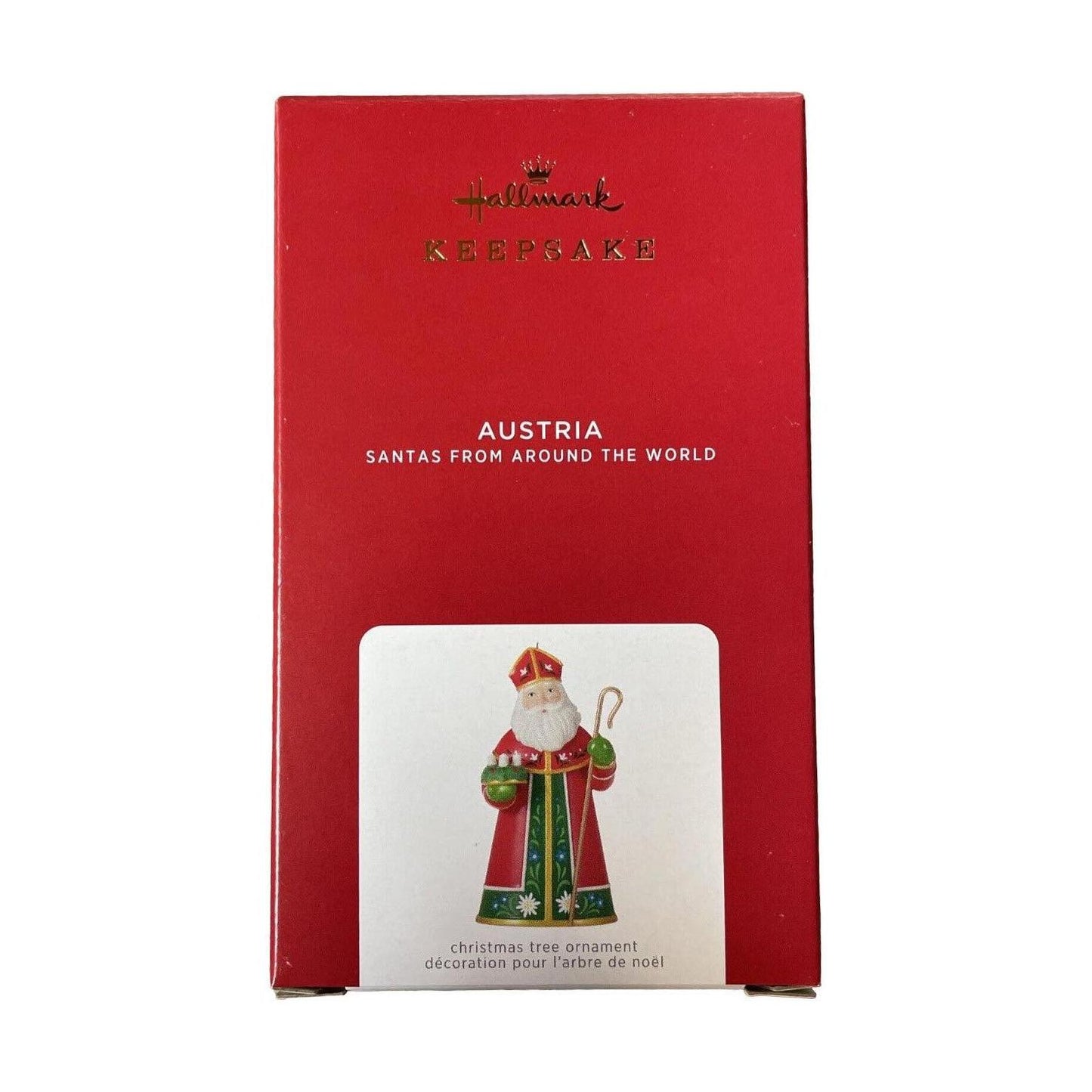2021 Austria Hallmark Ornament (Santas From Around the World) QXE3265