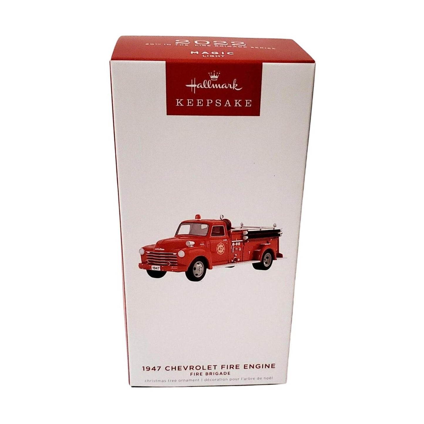 2022 Hallmark Ornament (1947) Chevrolet Fire Engine Hallmark Ornament (Fire Brigade) QXR9203
