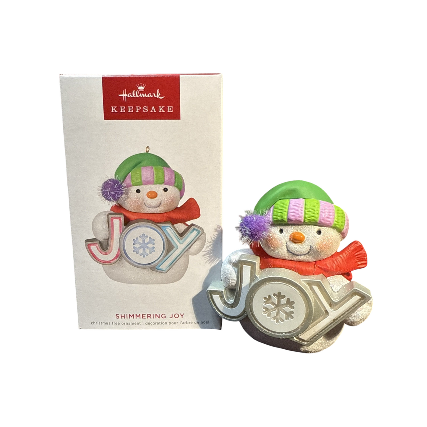 2022 Shimmering Joy Hallmark Ornament (Snowmen) QGO2453