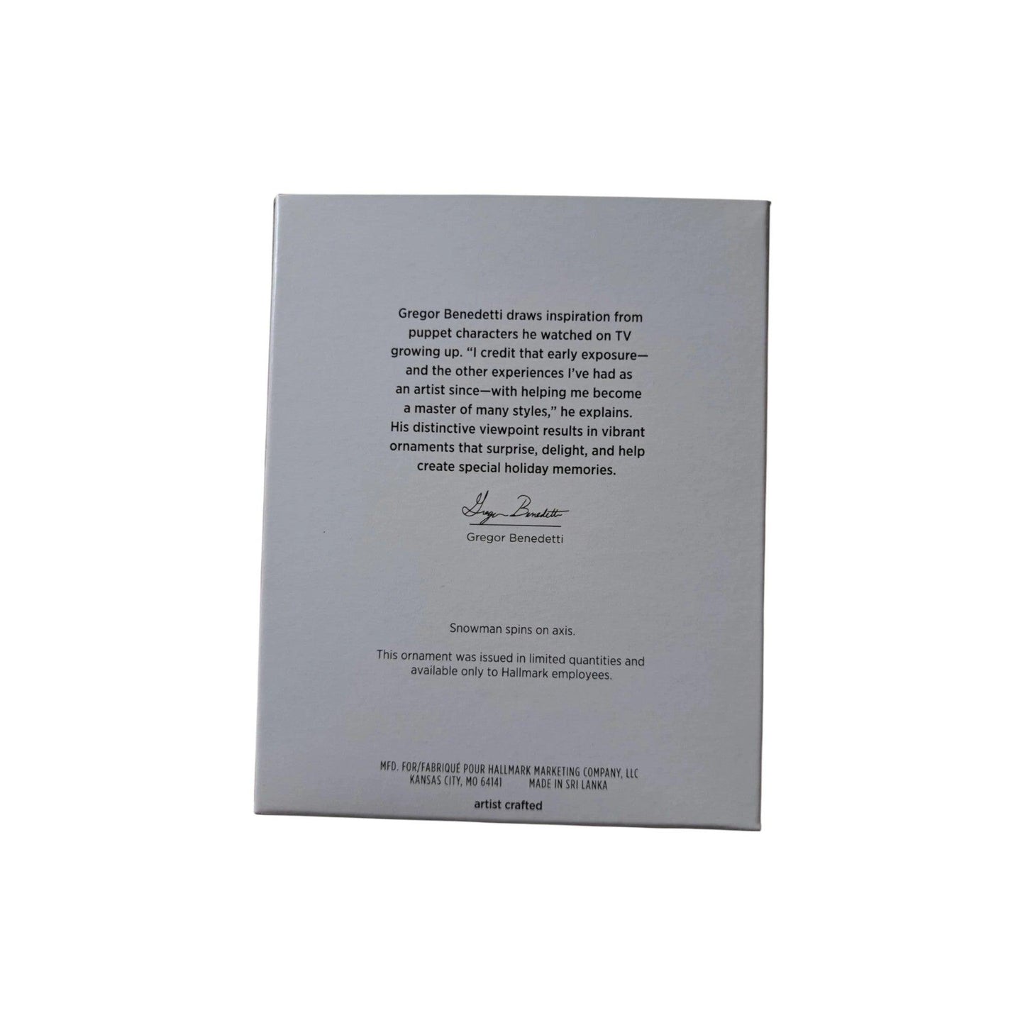 2022 A Heartfelt Thank You Hallmark Ornament (Hallmark Employee Gift) LPR3673