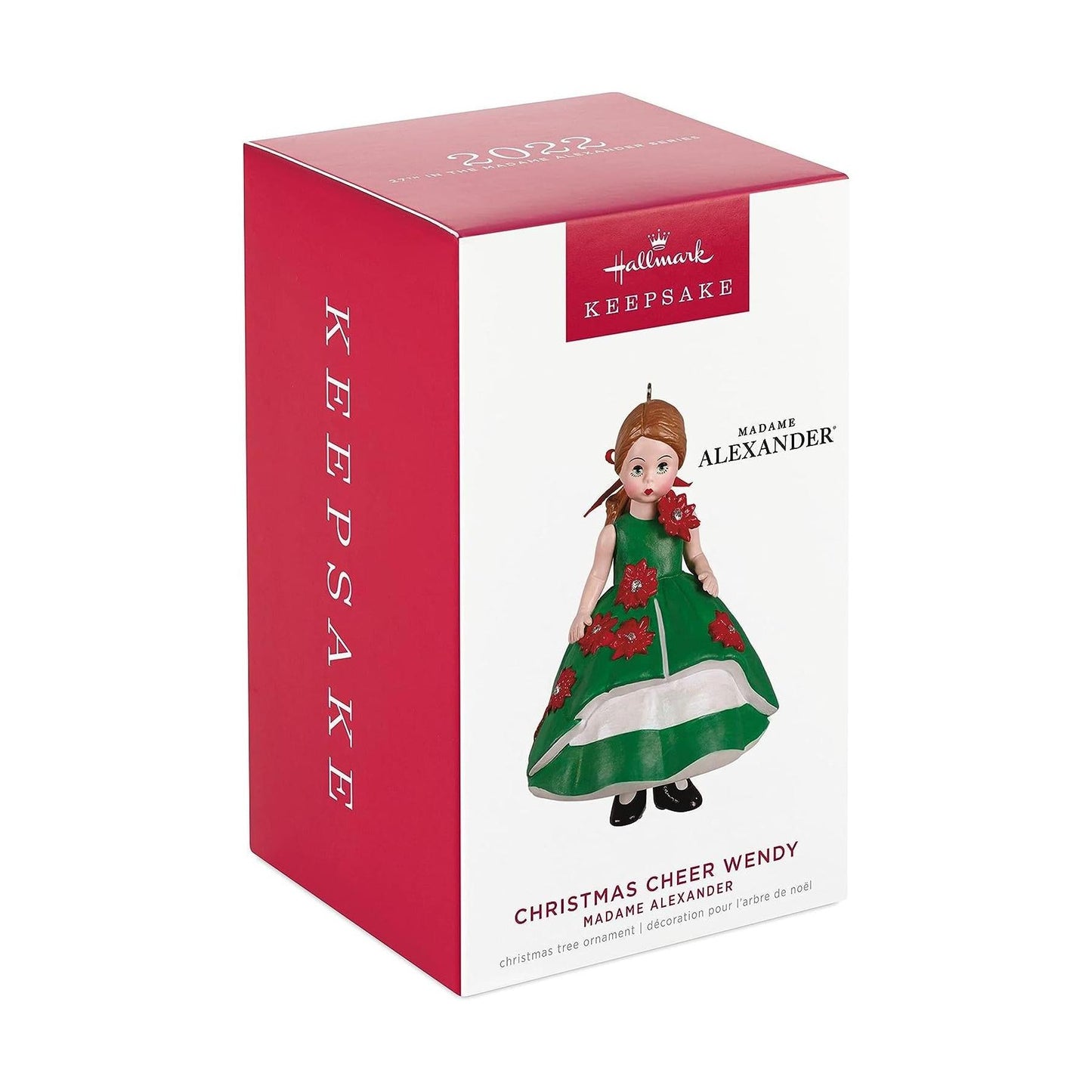 2022 Christmas Cheer Wendy Hallmark Ornament (Madame Alexander) QXR9036 Image2