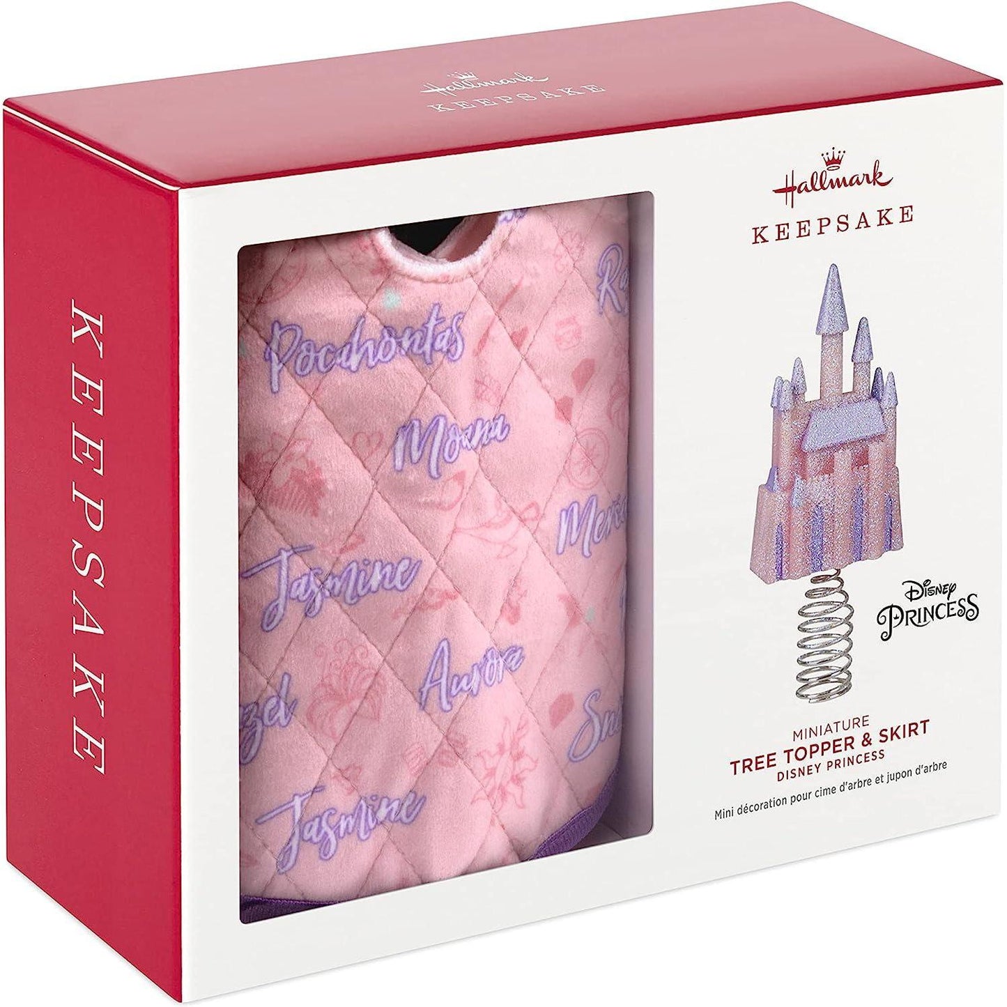 QSB6263 2022 Miniature Tree Topper & Skirt (Disney Princess) Image4