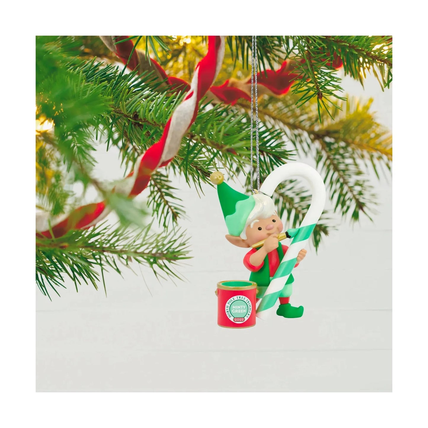 2022 North Pole Tree Trimmers Hallmark Ornament (North Pole Tree Trimmers) QXT4116