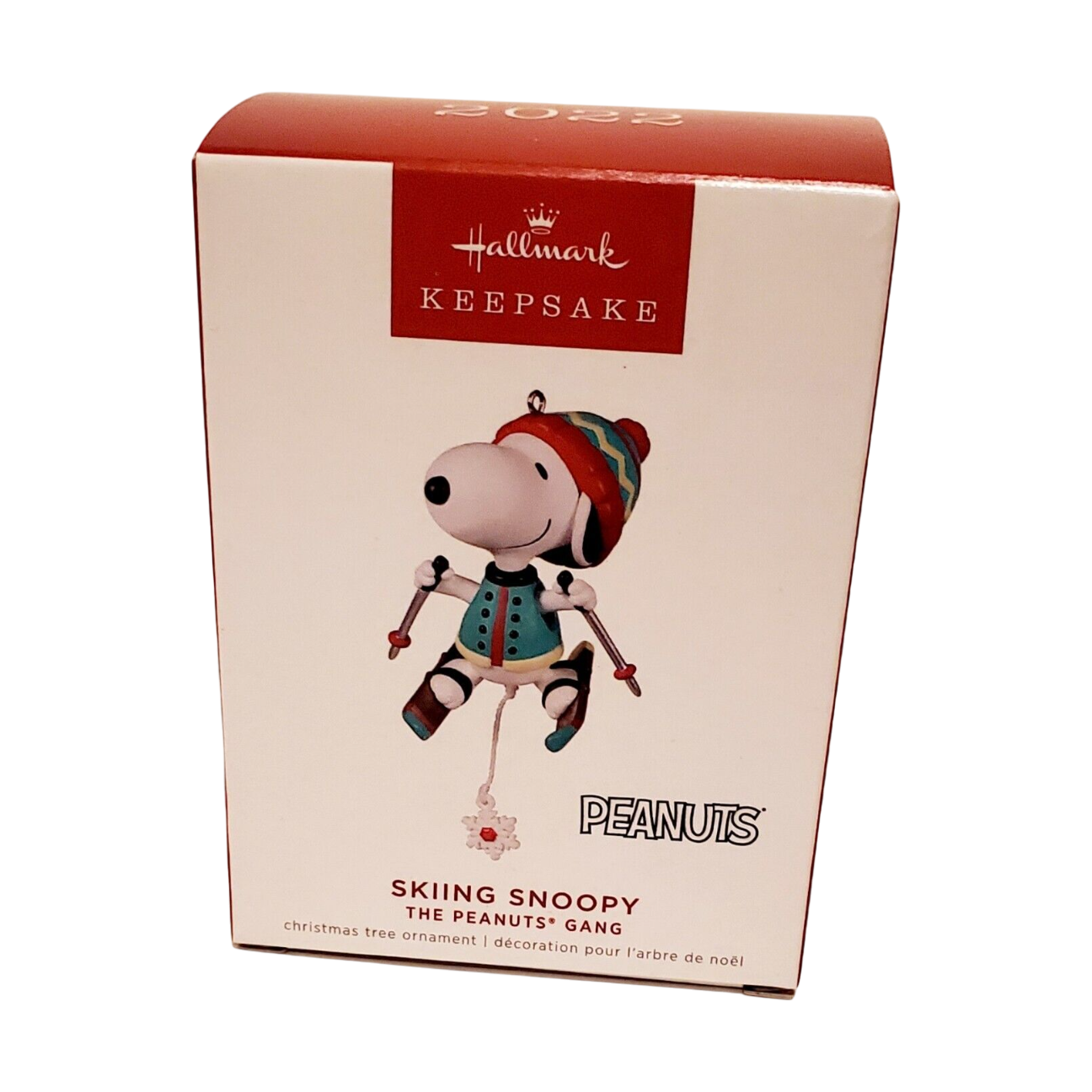 2022 Skiing Snoopy Hallmark Ornament (Peanuts) QXI7293