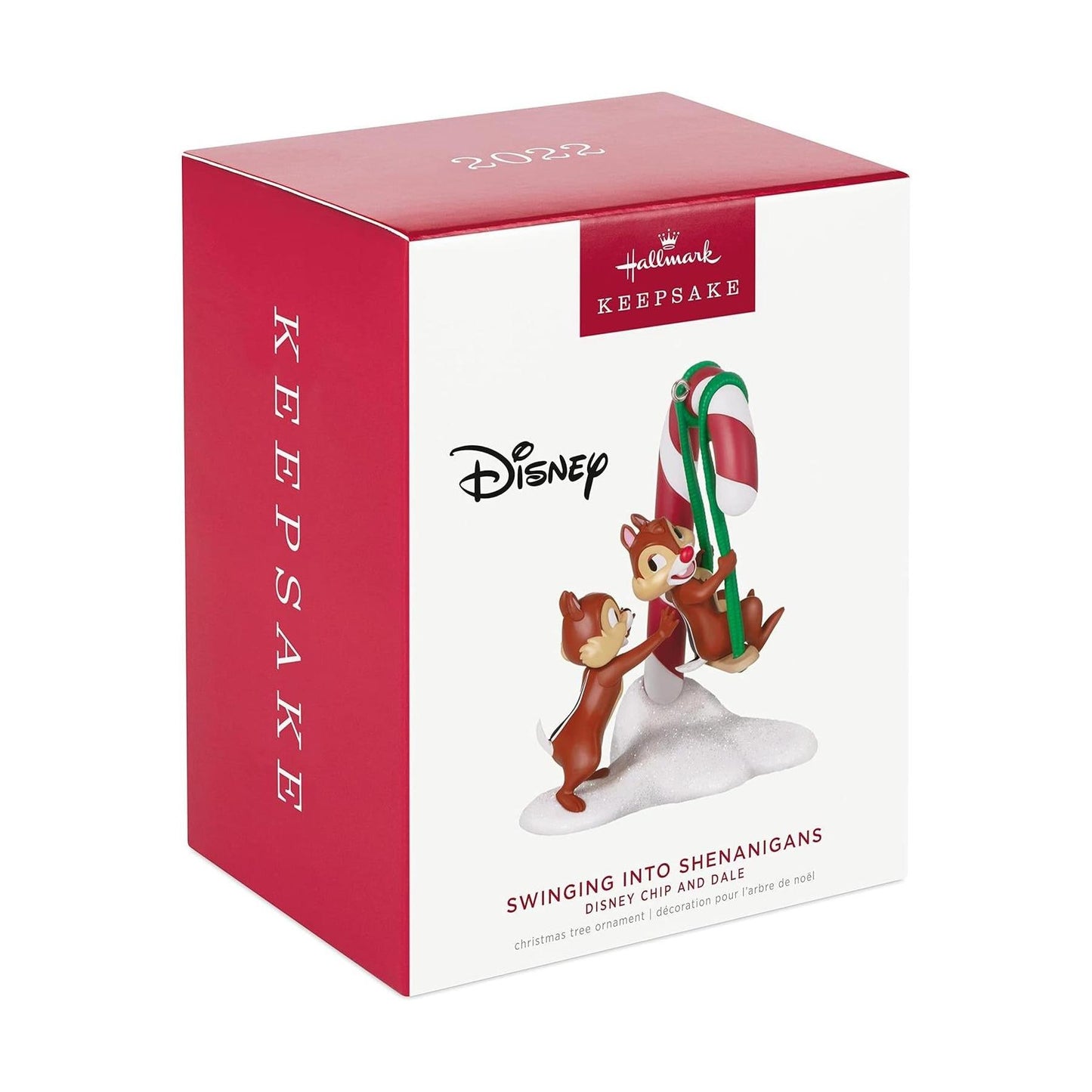 2022 Swinging into Shenanigans Hallmark Ornament (Chip and Dale) QXD6493