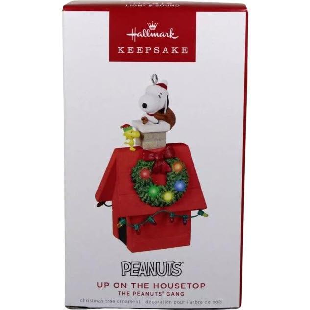 2022 Up on the Housetop Hallmark Ornament (Peanuts) QXI7806